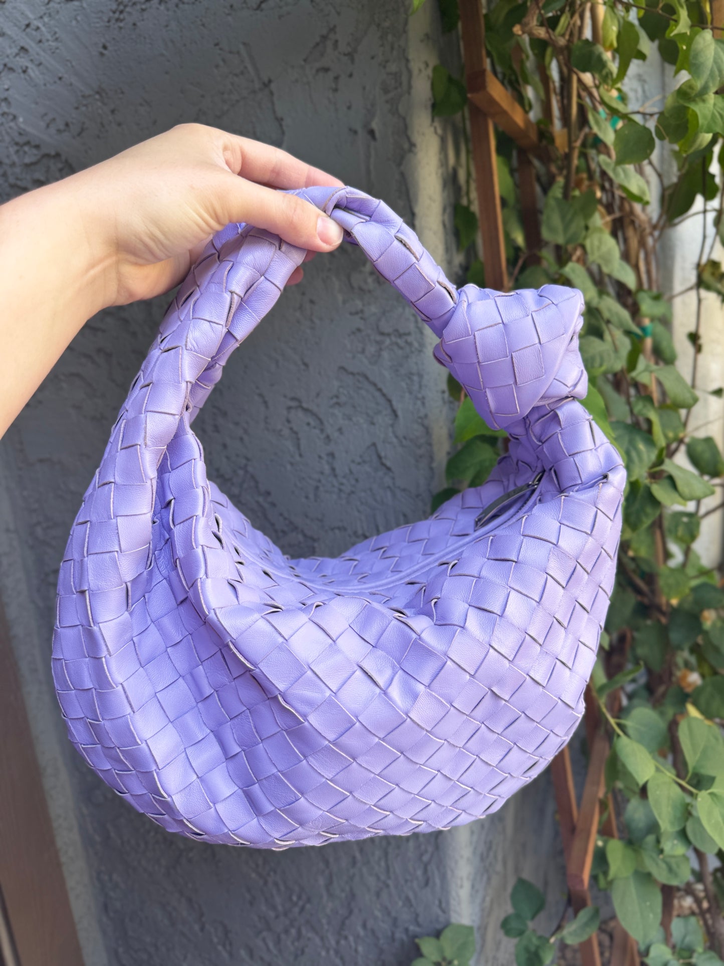 Bottega Veneta Intrecciato Woven Nappa Leather Teen Jodie Bag