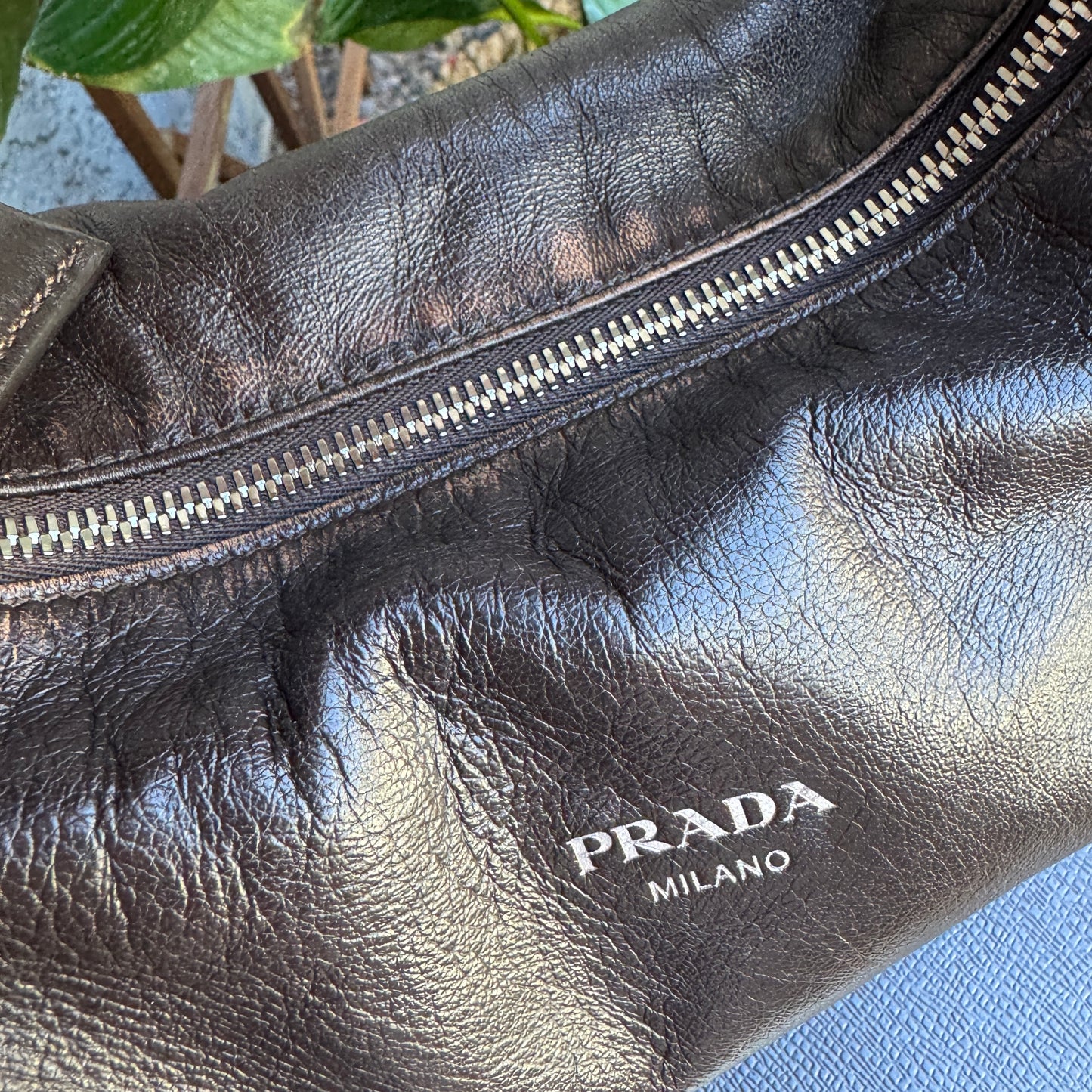 Prada Nappa Leather Shoulder Bag