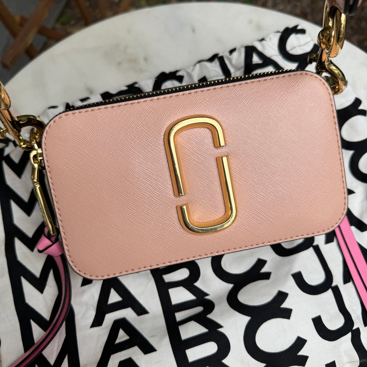 Marc Jacobs Rose Multi Snapshot Crossbody Camera Bag