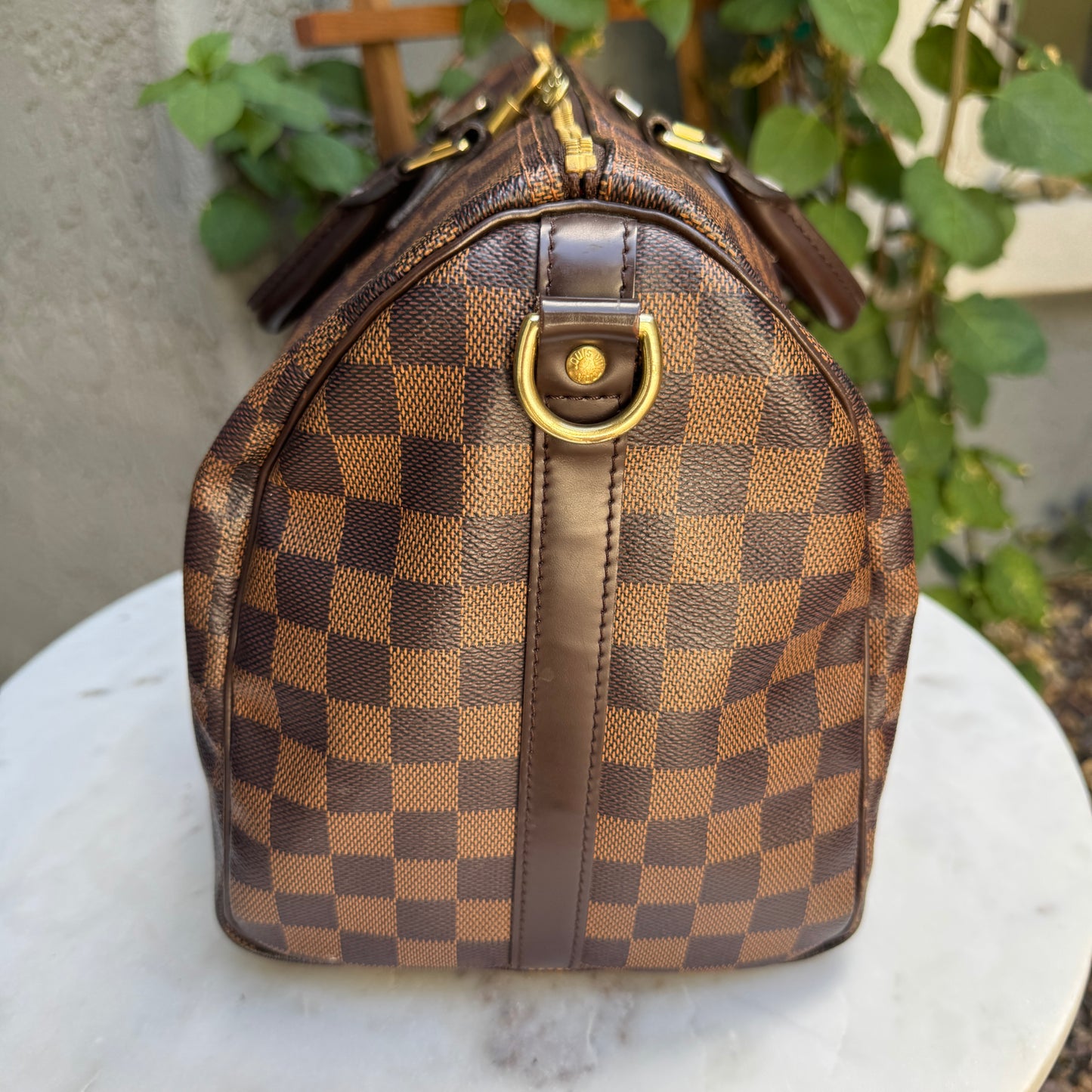 Louis Vuitton Damier Ebene Speedy Bandouliere 35