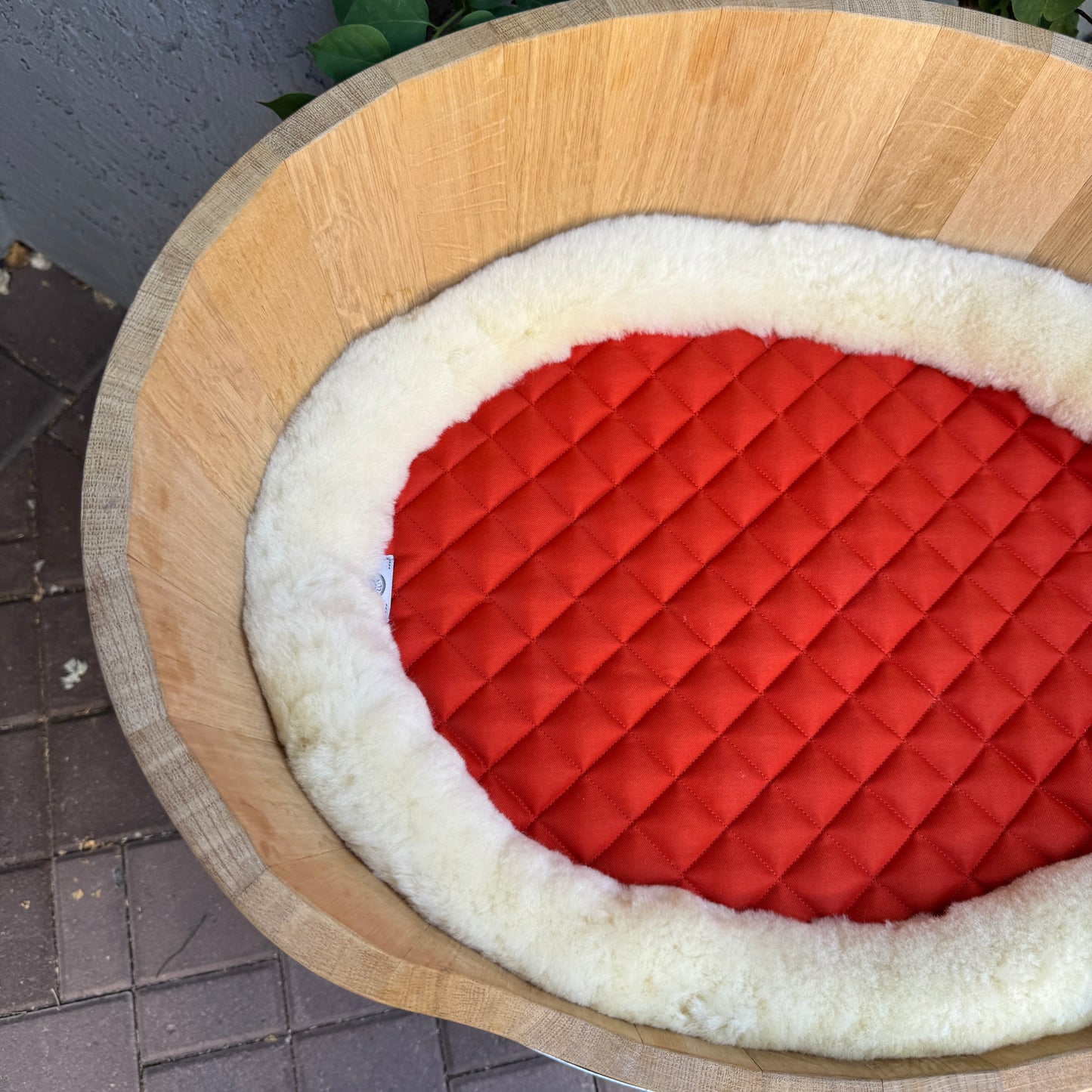 Hermès Medium Oak Bucket Basket Dog Bed