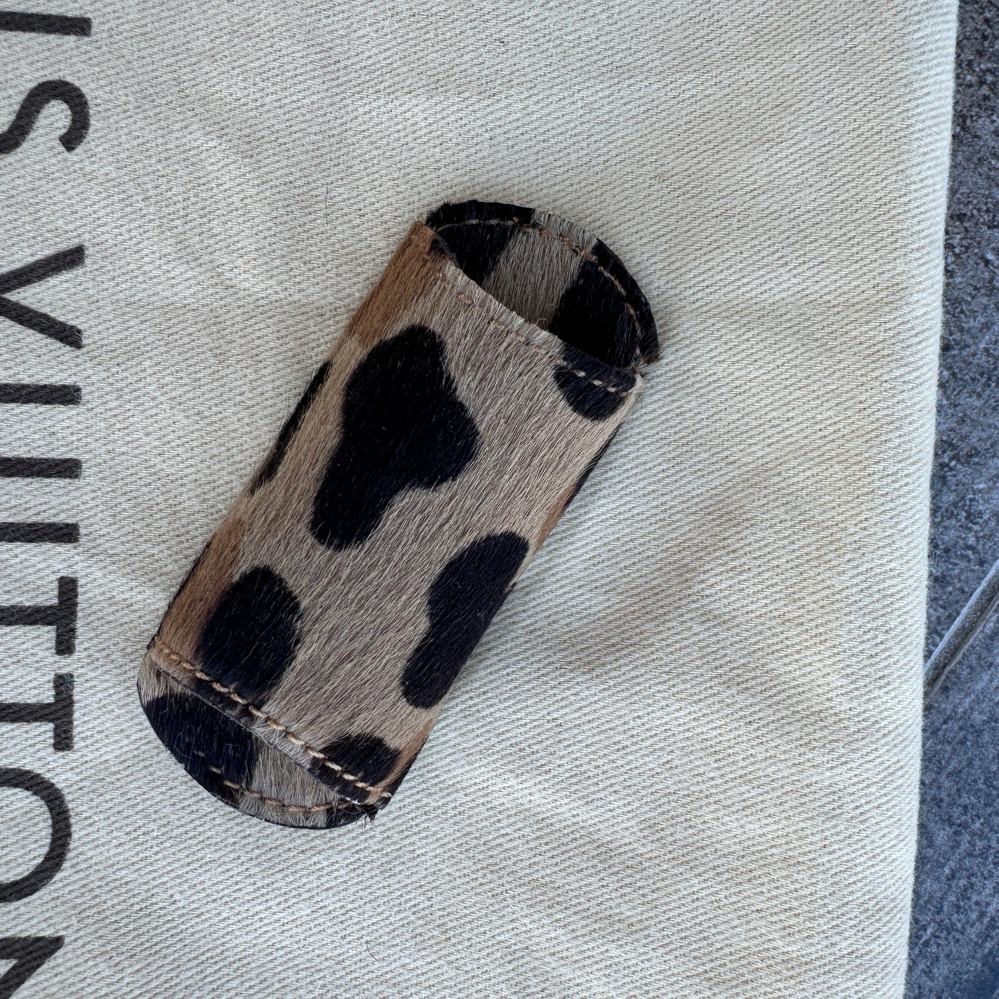 Louis Vuitton x Alaïa Vintage Pony hair Leopard Cosmetic Case Accessories