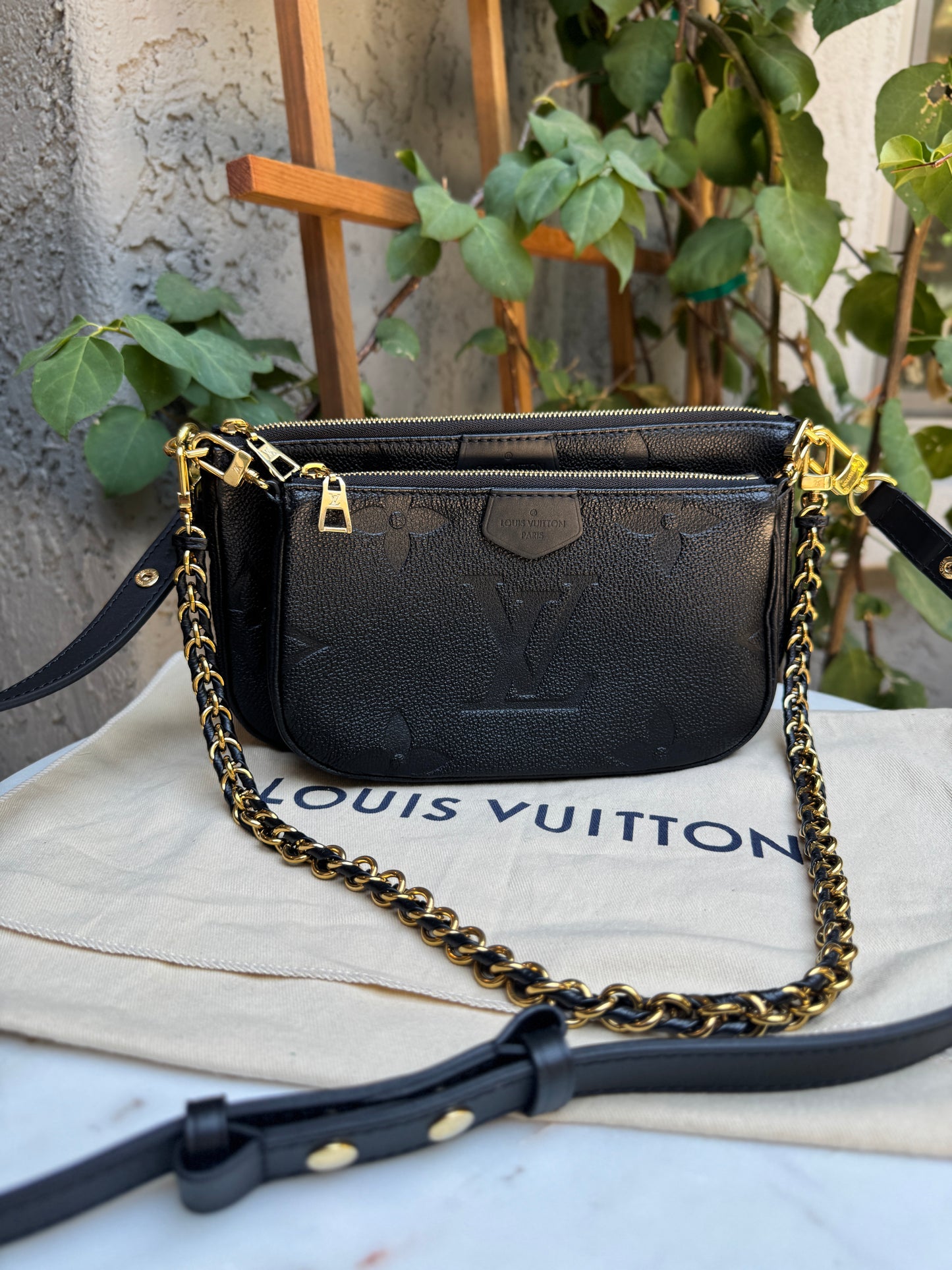 Louis Vuitton Multi Pochette Empreinte Crossbody