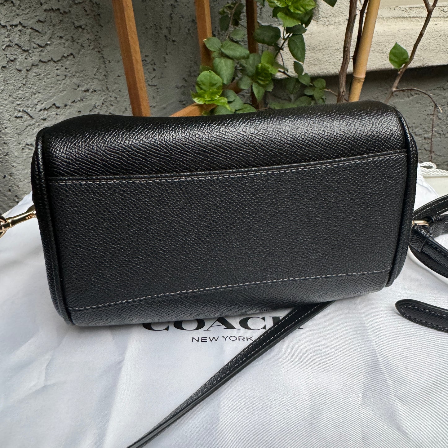 Coach Mini Rowan Leather Boston Crossbody