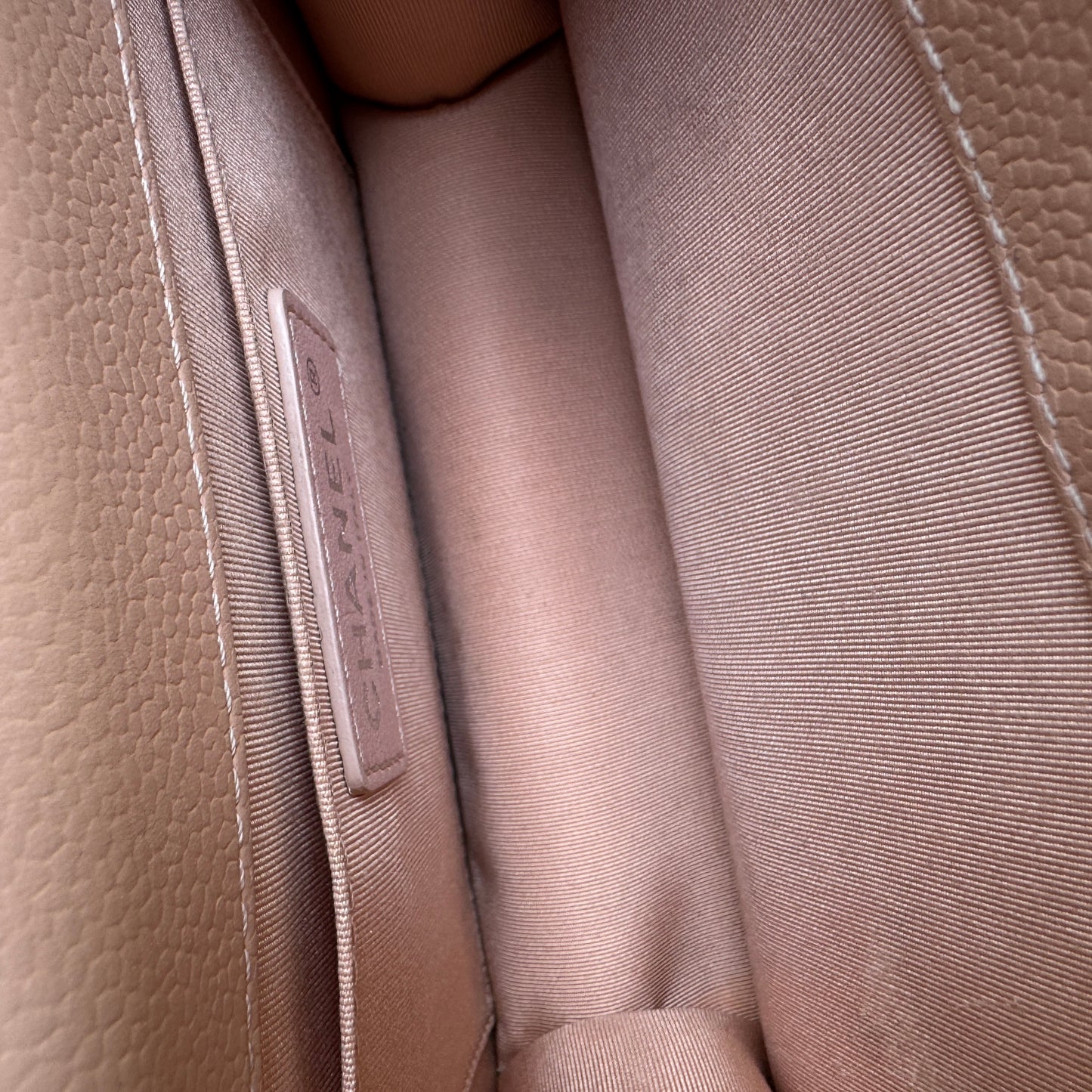 Chanel Caviar Leather CC Box Flap Bag