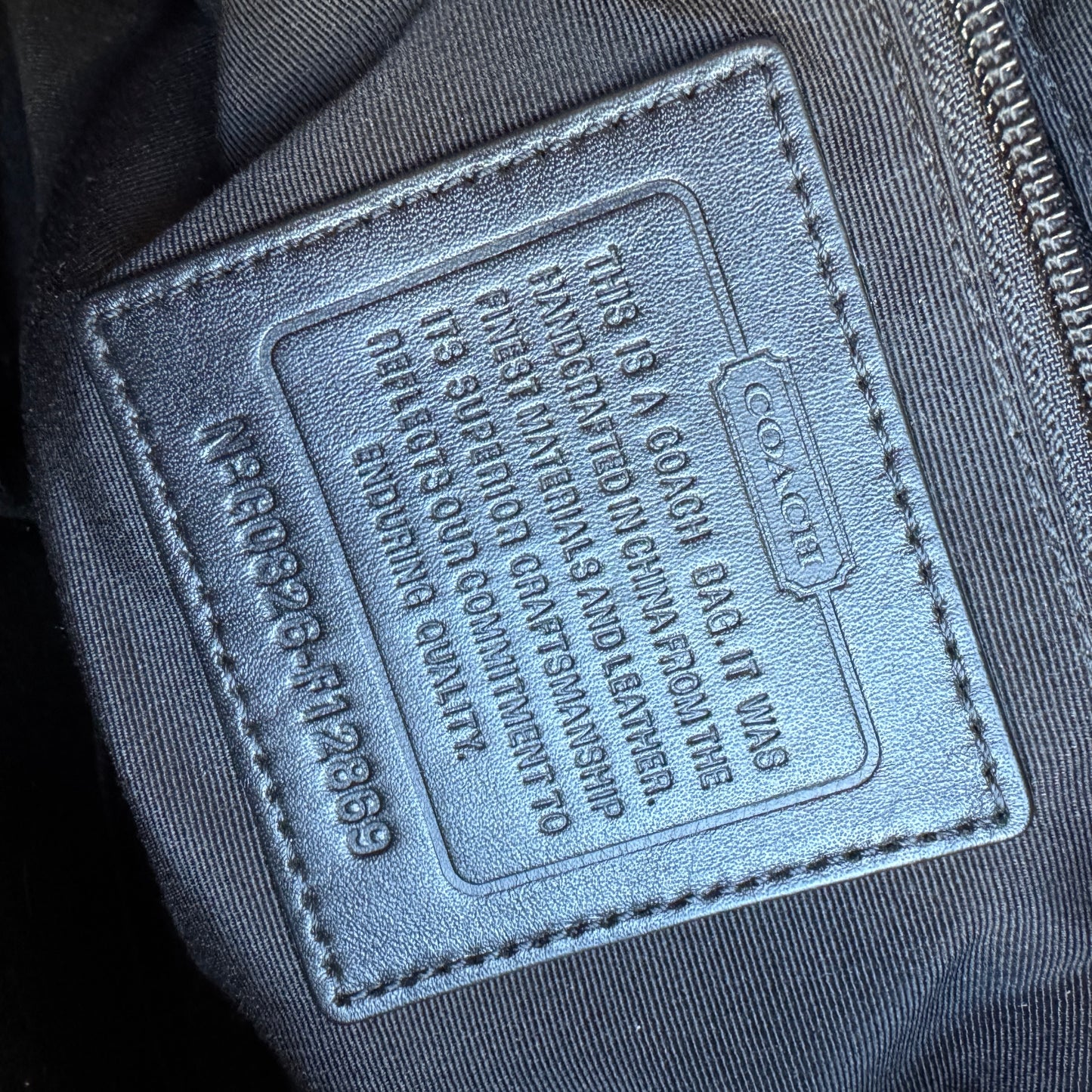 Coach Legacy Signature Shoulder Bag