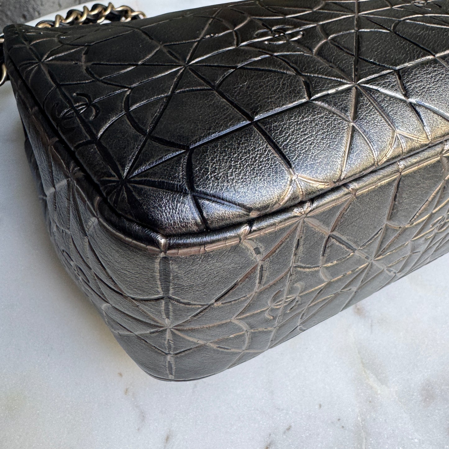 Chanel Calfskin Quilted Paris-Moscou Moujik Single Flap Bag