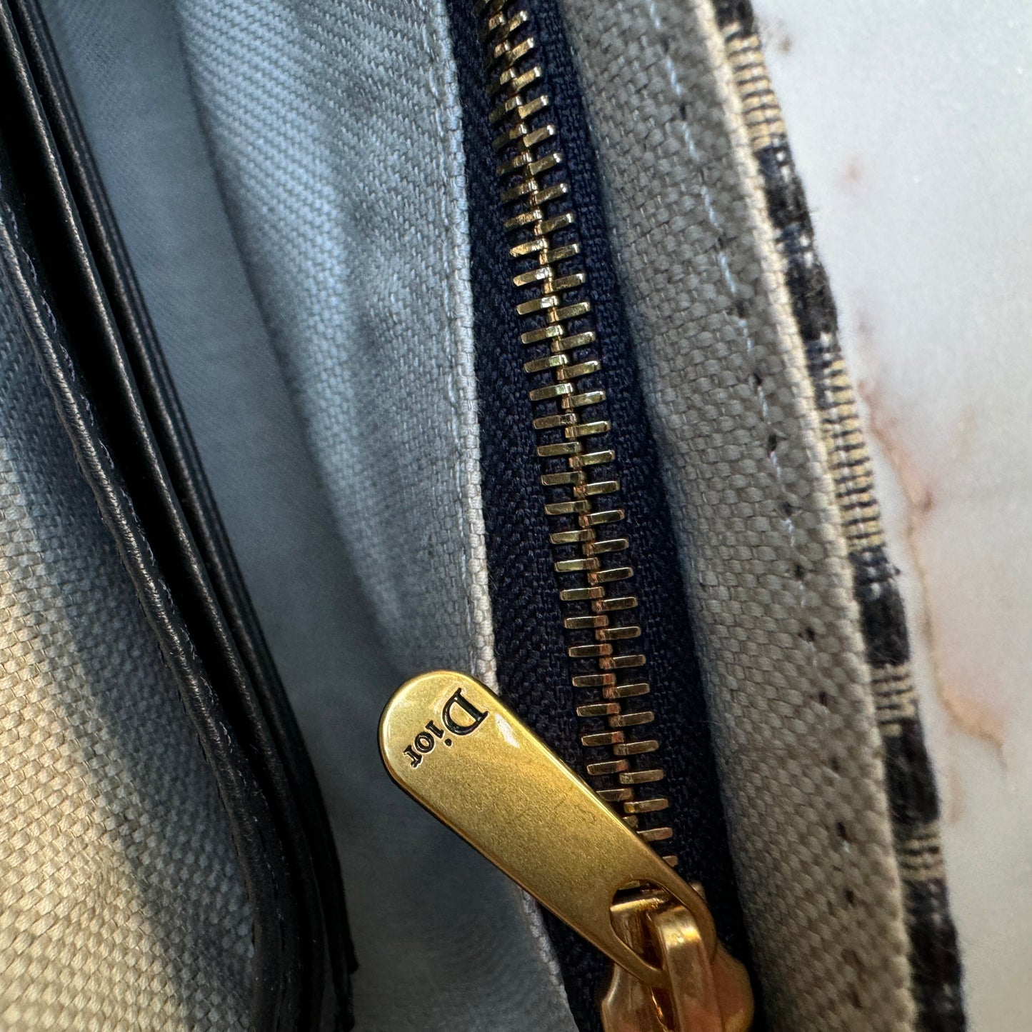 Dior Saddle Pouch with Chain Crossbody