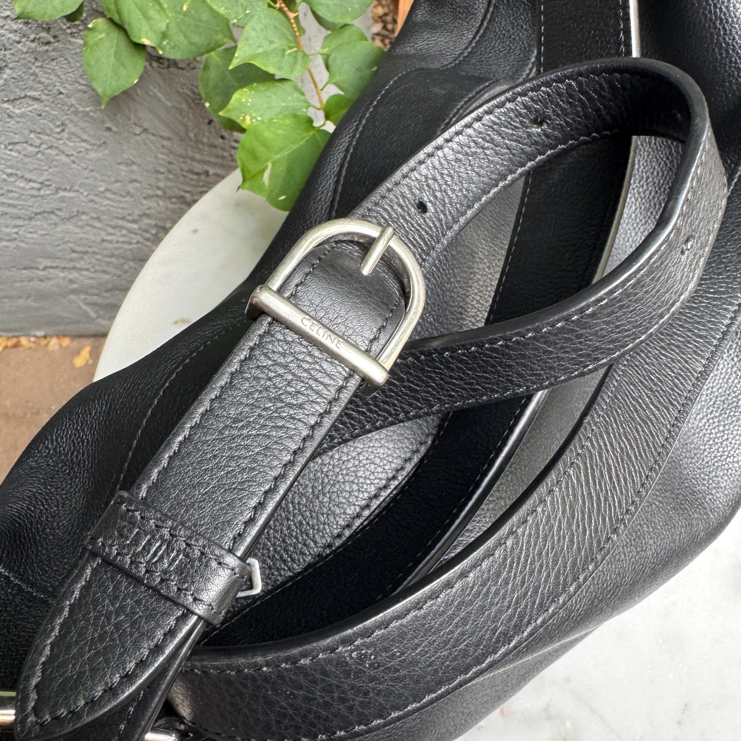 Celine Large Romy Leather Shoulder Bag