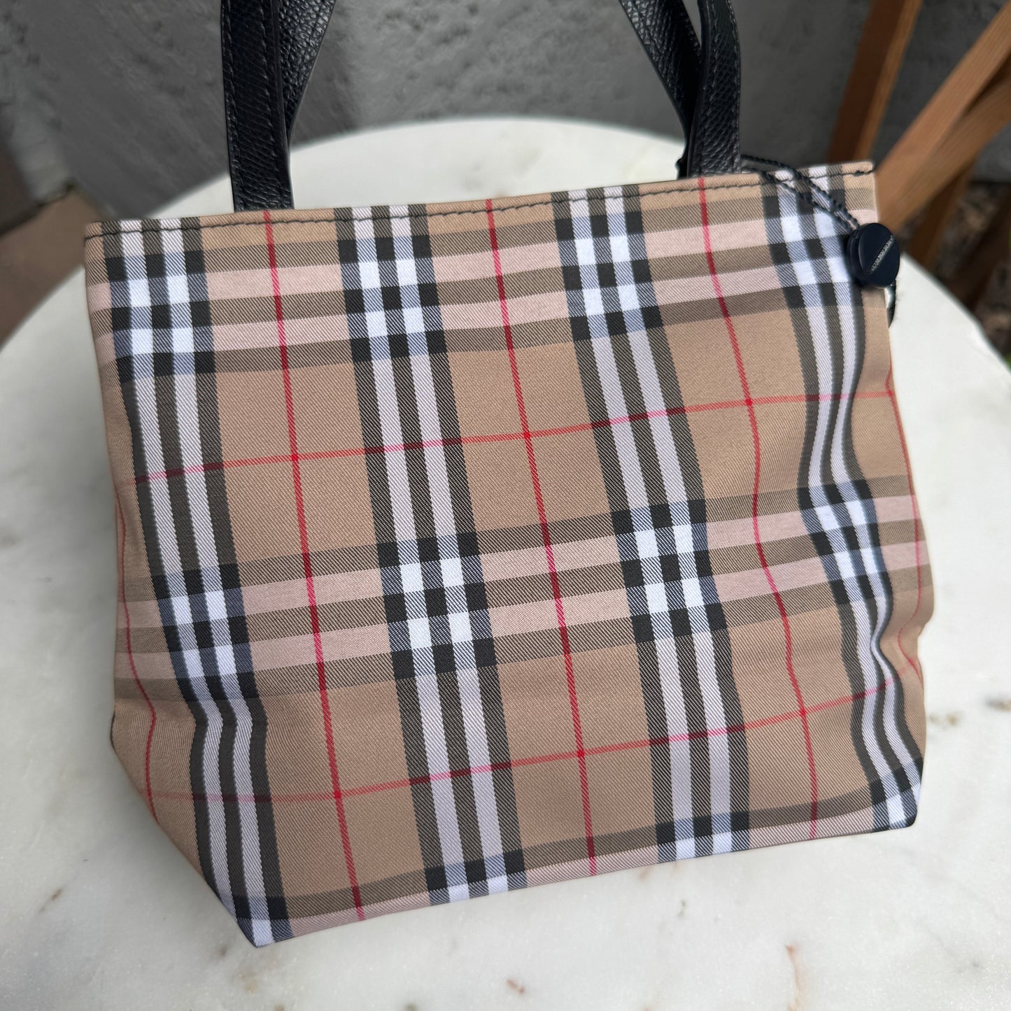 Burberry London Nova Check Handbag