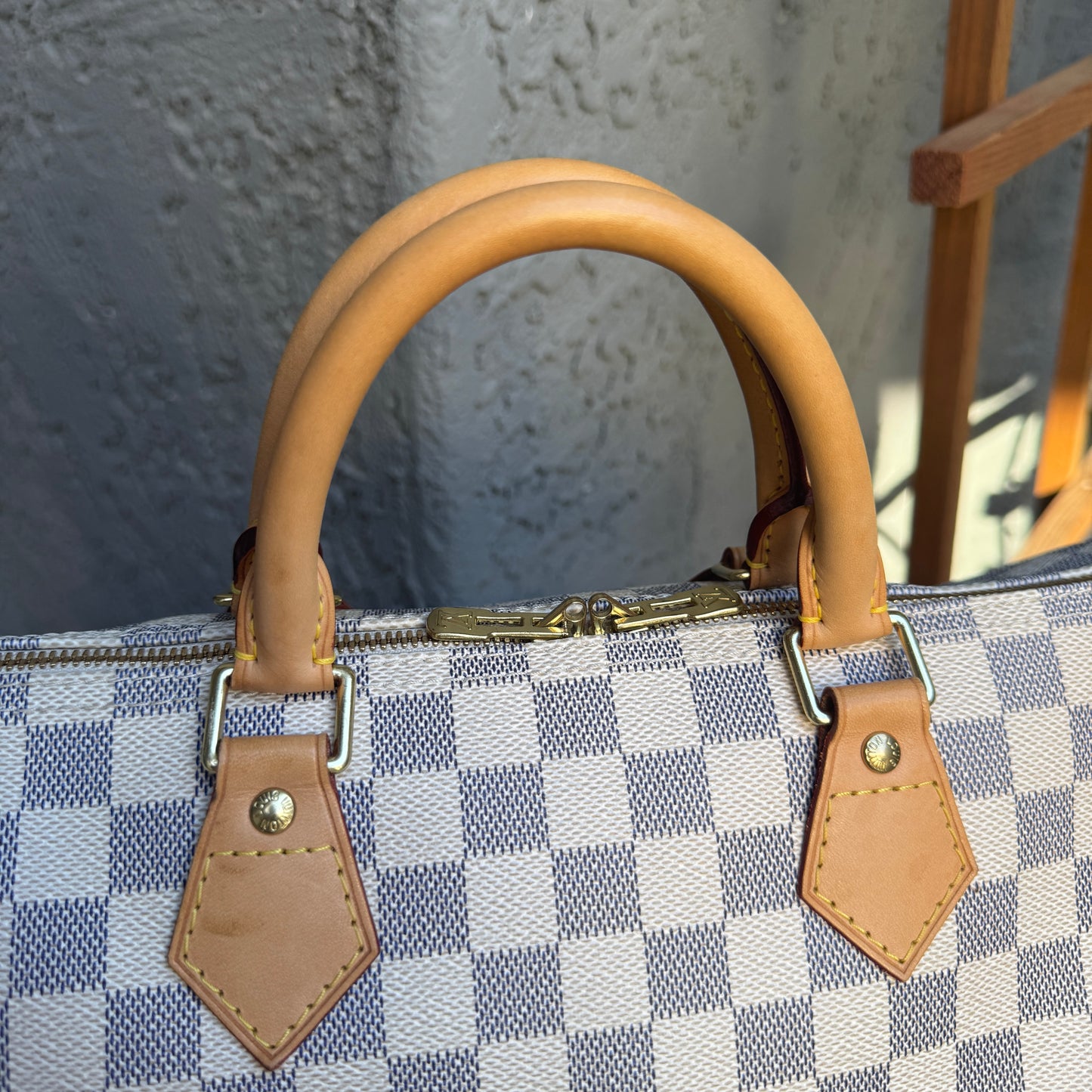 Louis Vuitton Damier Azur Speedy Bandouliere 35