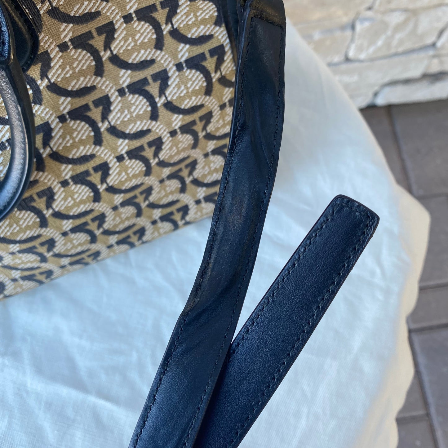 Salvatore Ferragamo Interlocking Gancini Satchel