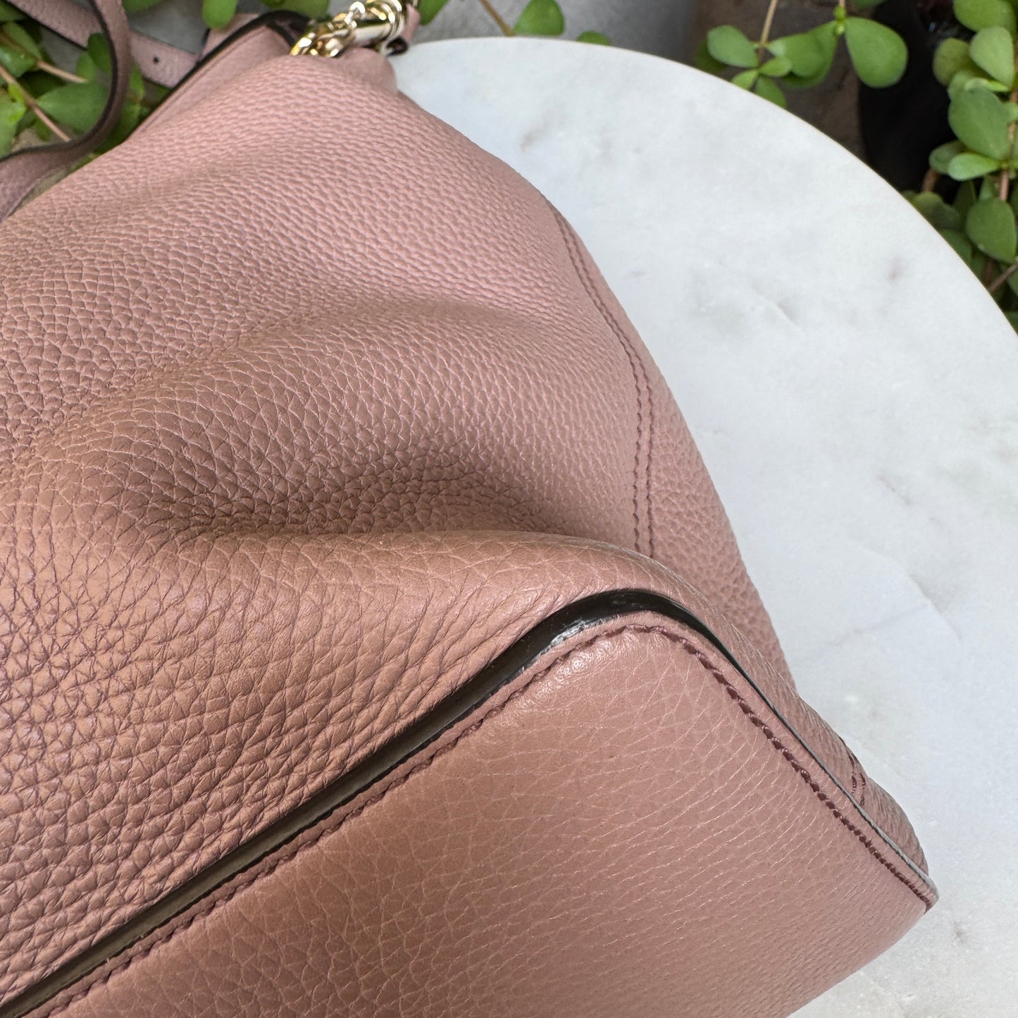 Gucci Soho Convertible Large Leather Hobo