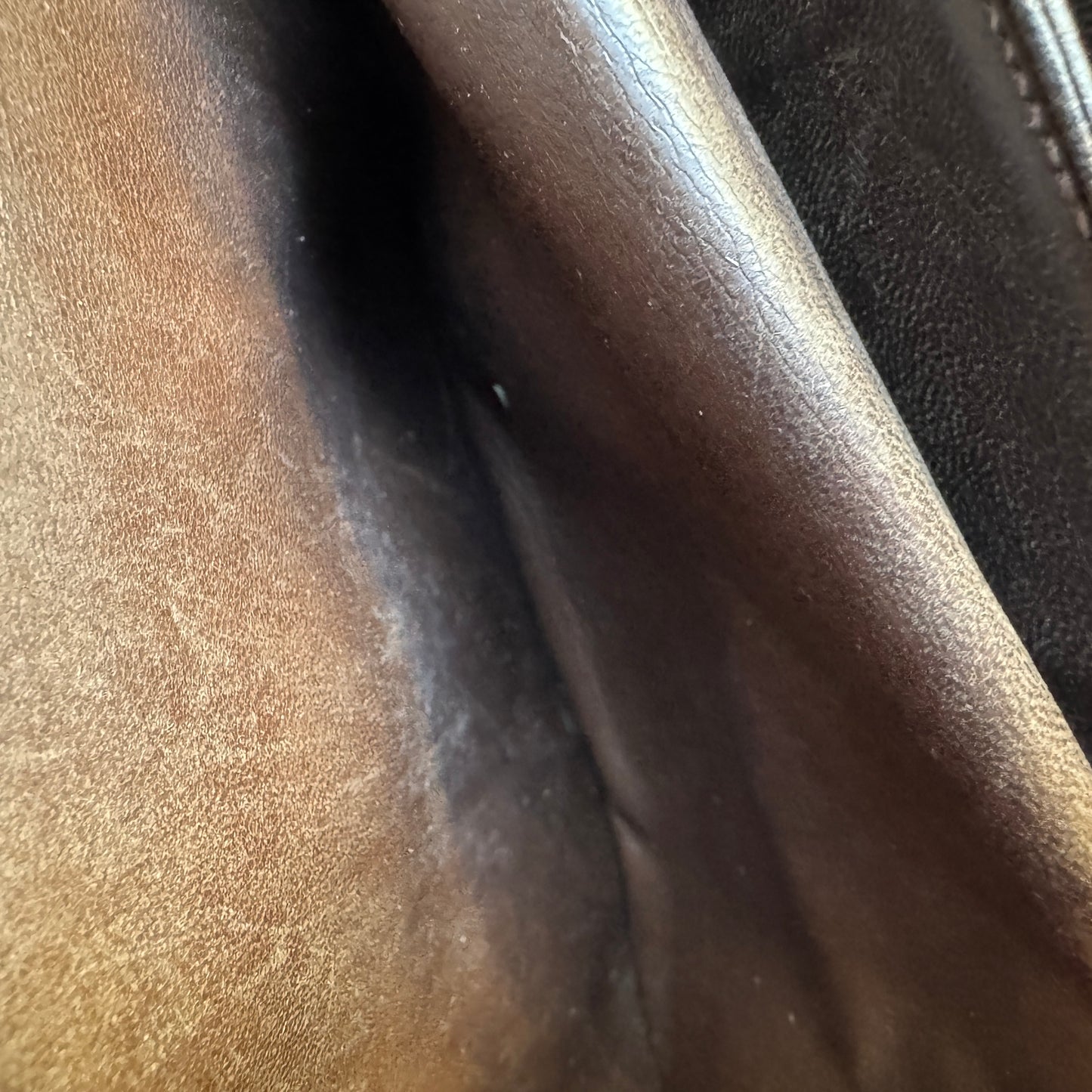 Hermès Vintage Shiny Crocodile Sac Chaine d'Ancre Top Handle Accordion Bag