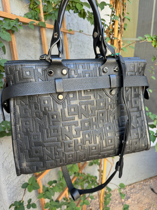 Longchamp La Voyaguese Large Leather Tote