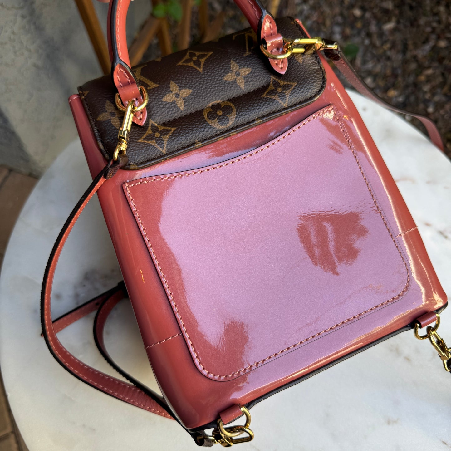 Louis Vuitton Vernis Hot Springs Backpack