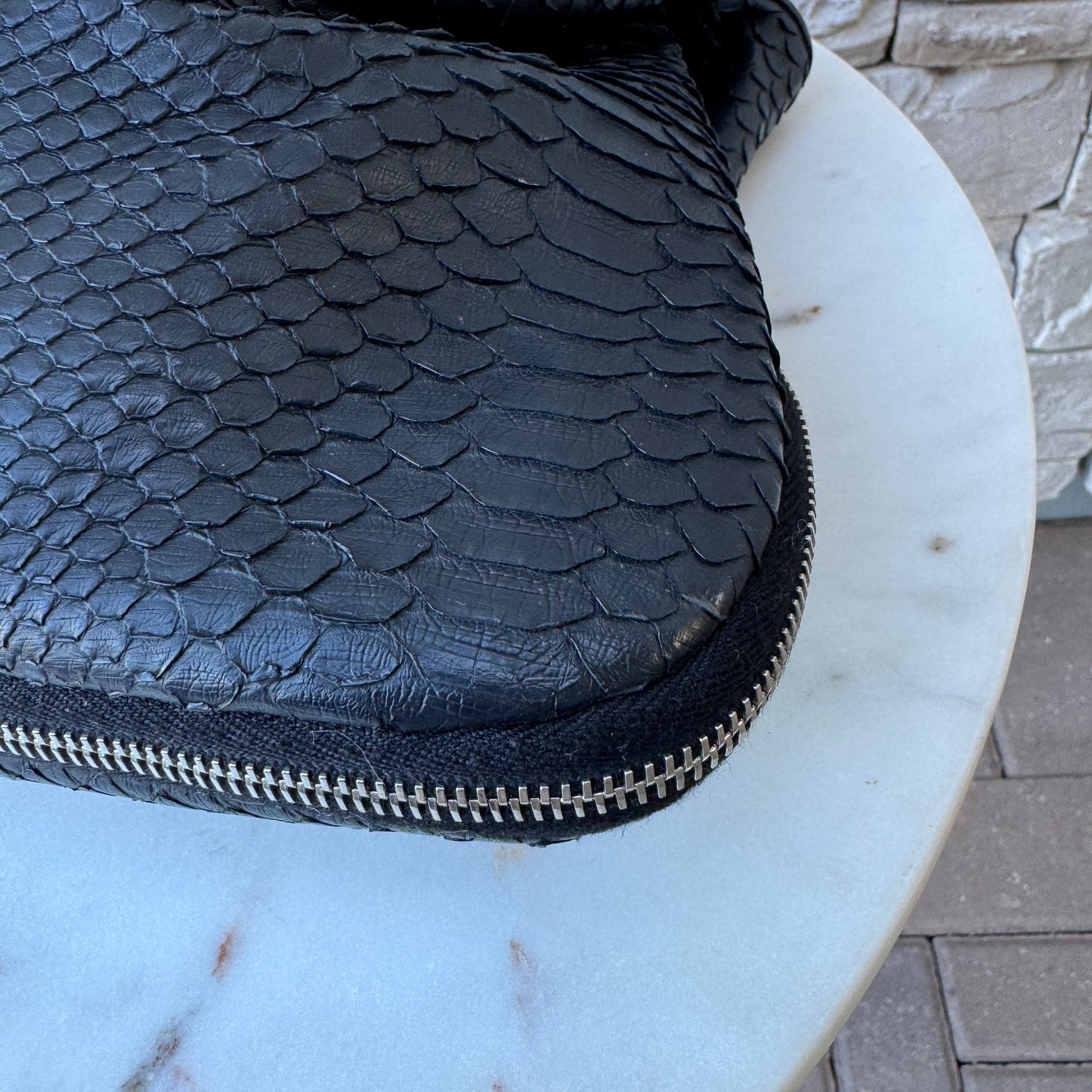 Chanel Python Yacht Expandable Hobo