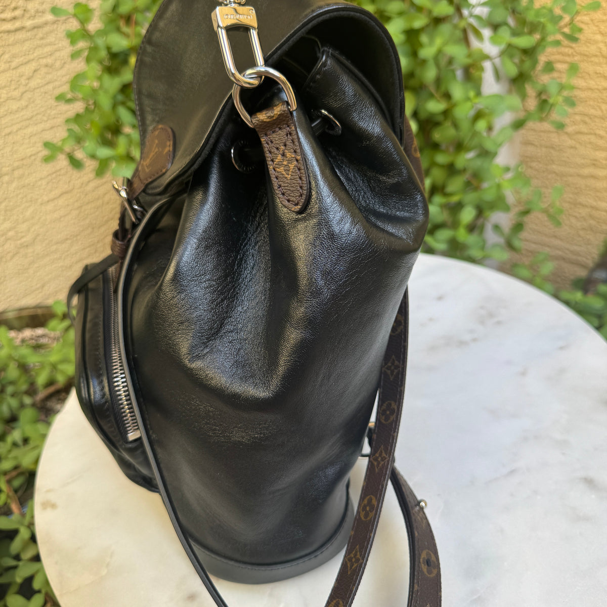 Louis Vuitton Lambskin Montsouris Vibe PM Backpack