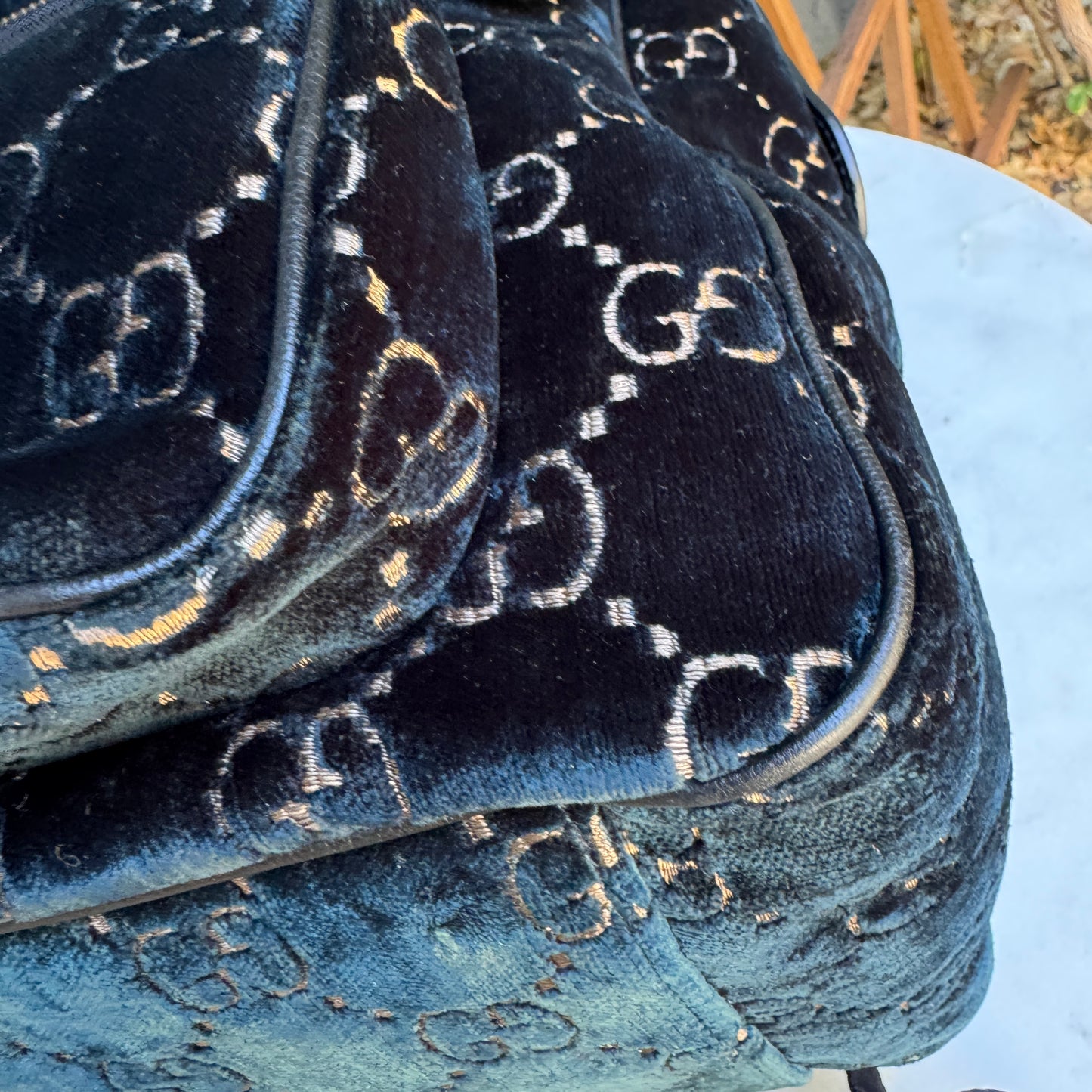 Gucci GG Marmont Velvet Backpack