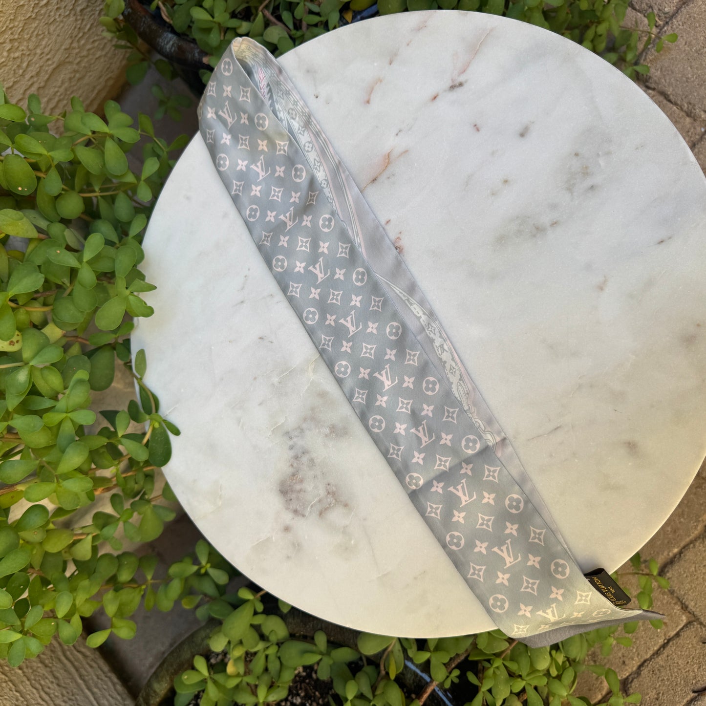 Louis Vuitton Silk Bandeau BB Scarf