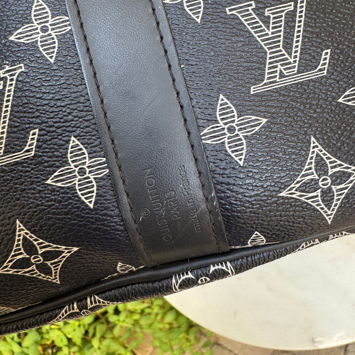 Louis Vuitton Monogram Ink Upside Down Speedy Bandouliere 40