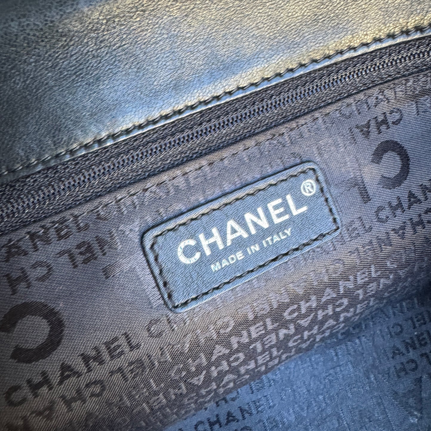 Chanel Tweed CC East West Shoulder Bag