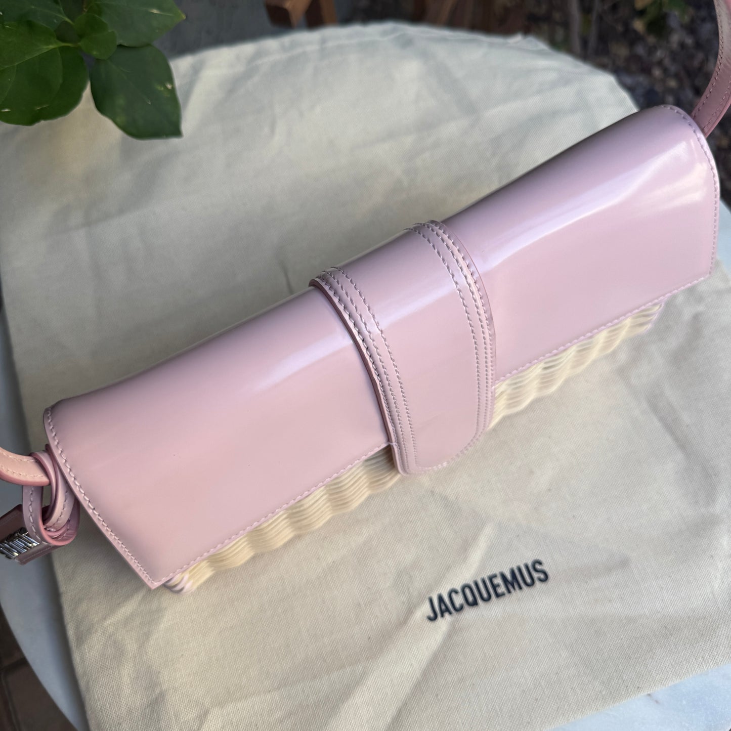 Jacquemus Le Bambino Long Osier Shoulder Bag