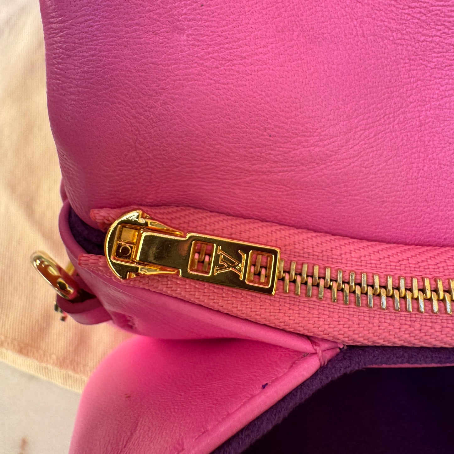 Louis Vuitton Monogram Lambskin Vuittamins Pochette Coussin