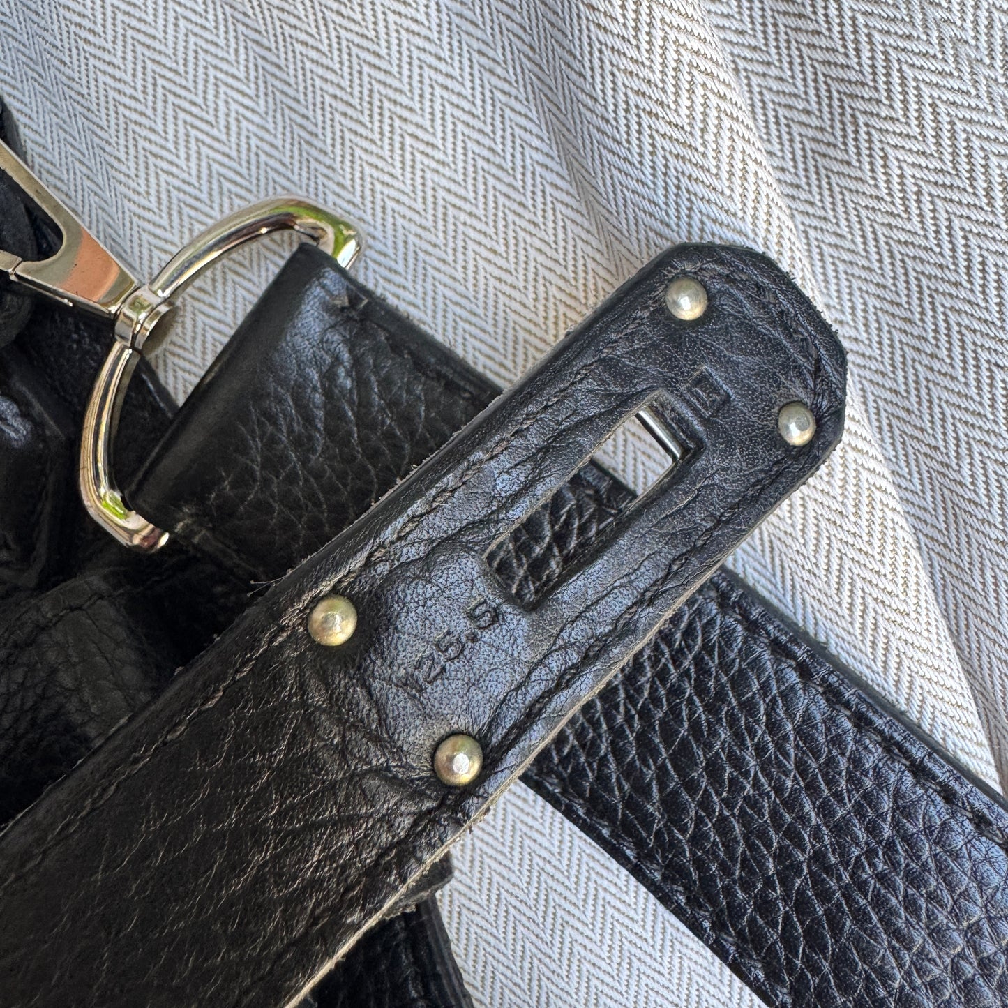 Hermès Togo Leather Jypsiere 34