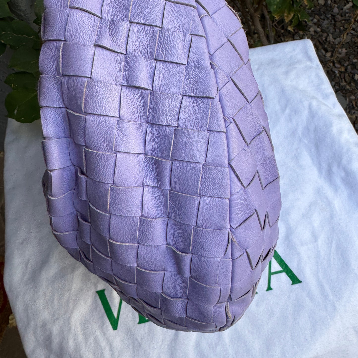 Bottega Veneta Intrecciato Woven Nappa Leather Teen Jodie Bag