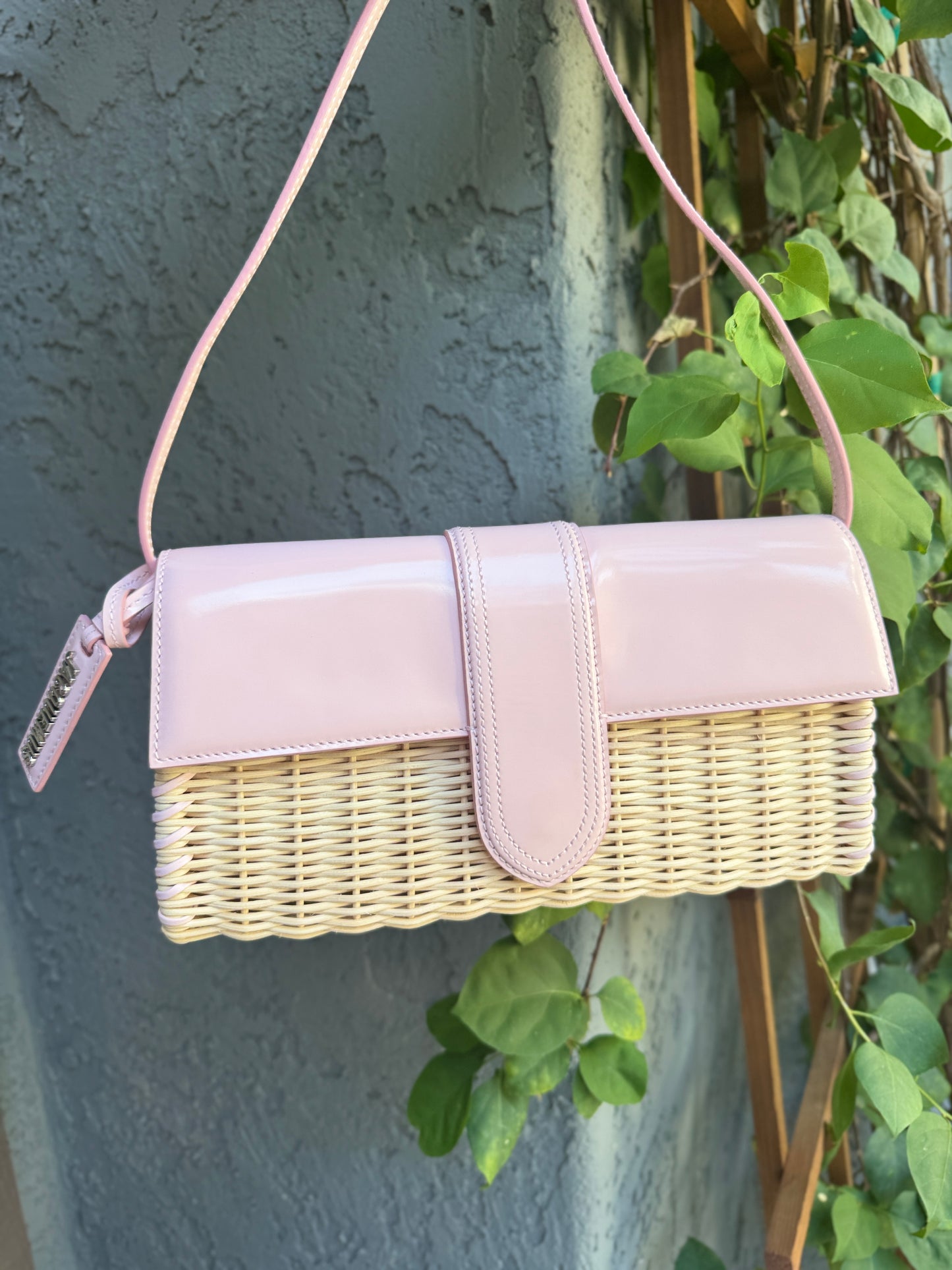 Jacquemus Le Bambino Long Osier Shoulder Bag