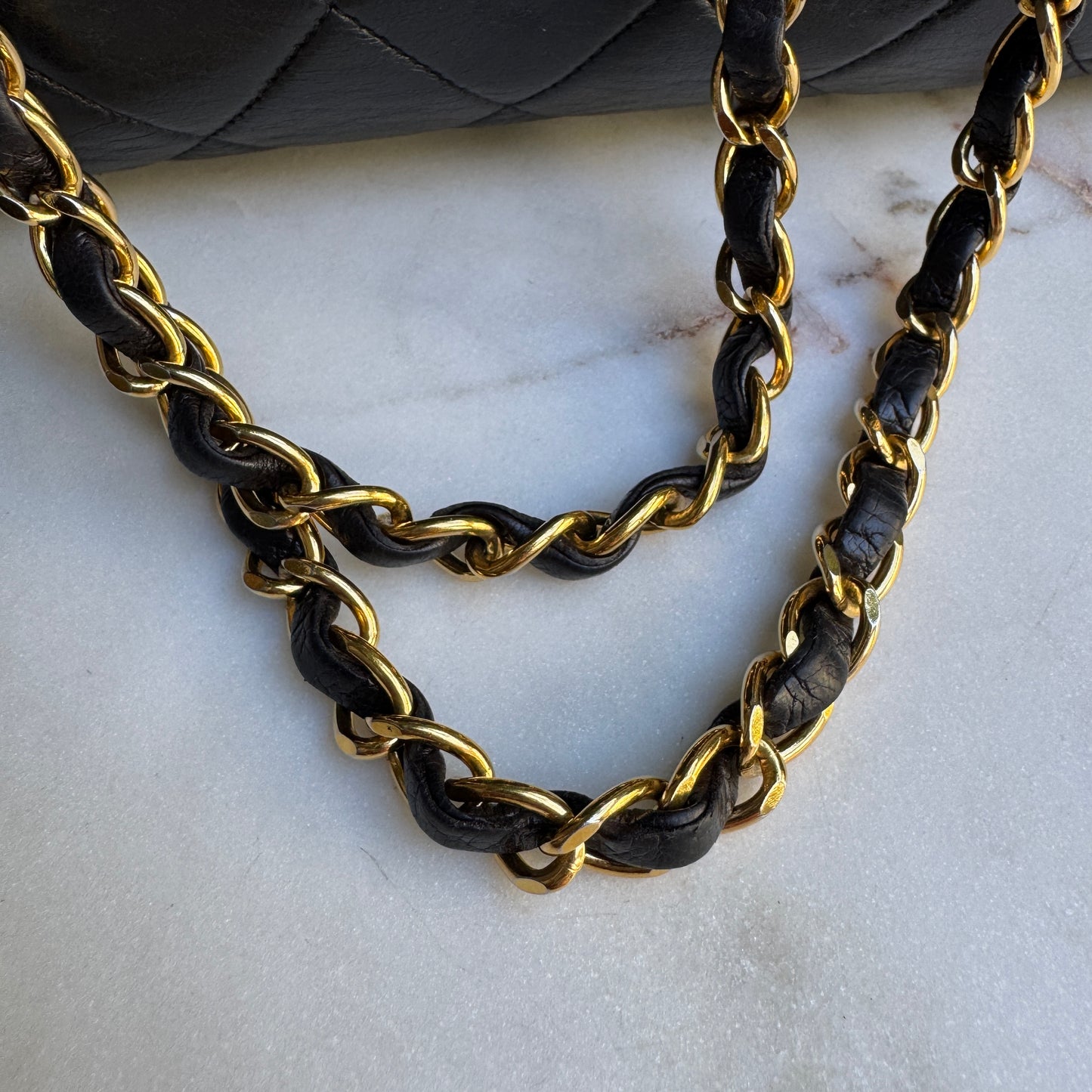 Chanel Vintage Quilted Lambskin Leather Classic Envelope Flap Shoulder Bag