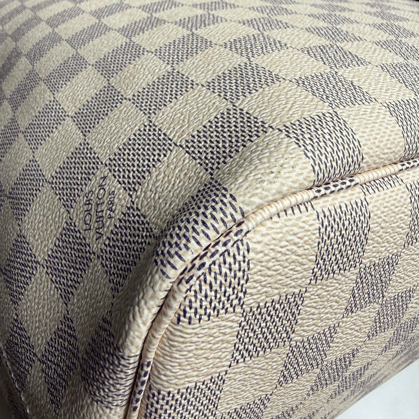 Louis Vuitton Braided Damier Azur Neverfull MM