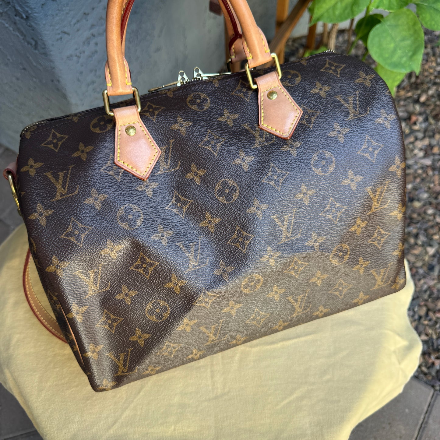Louis Vuitton Monogram Speedy Bandouliere 30 Shoulder Bag
