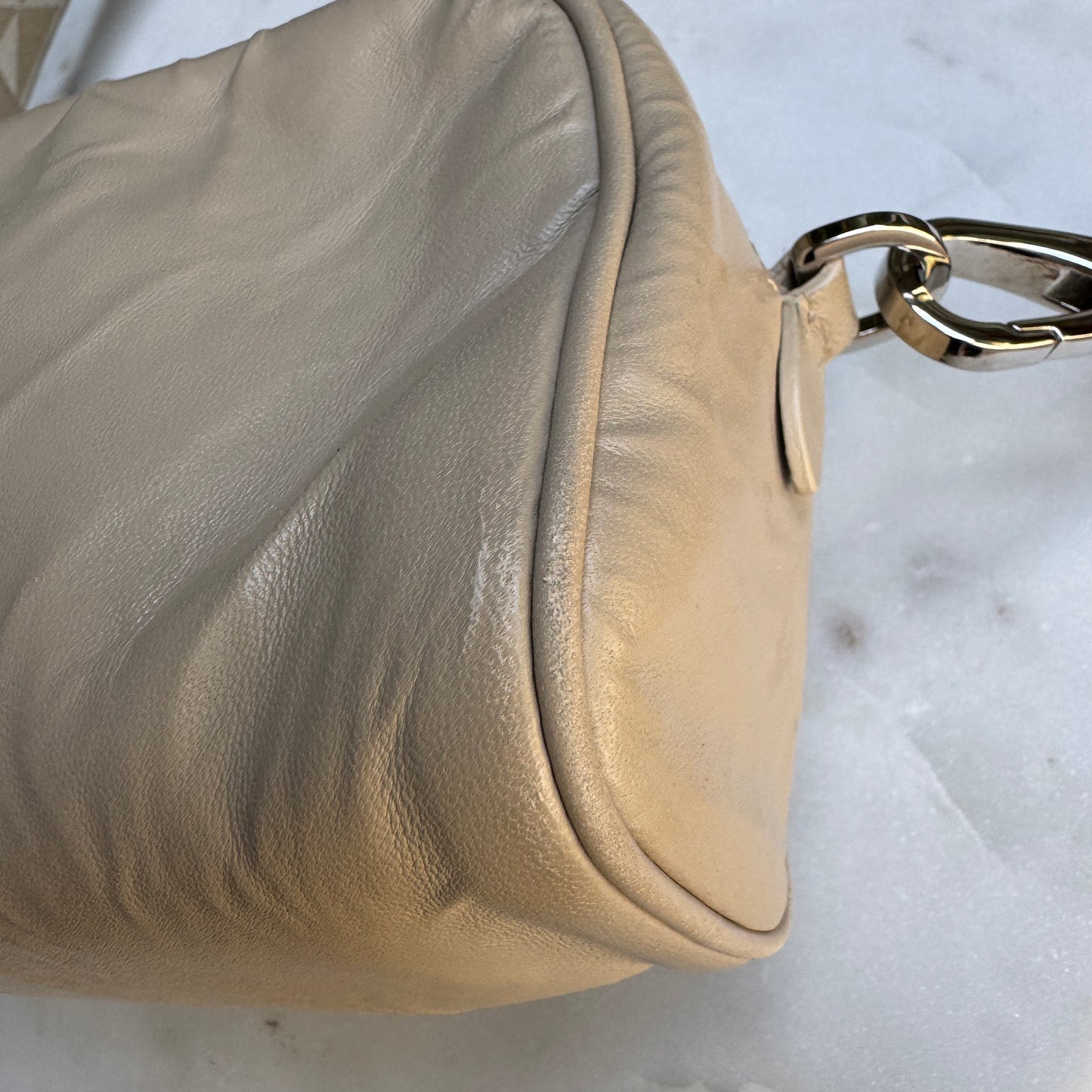 Prada Nappa Antique Leather Multi Pocket Crossbody