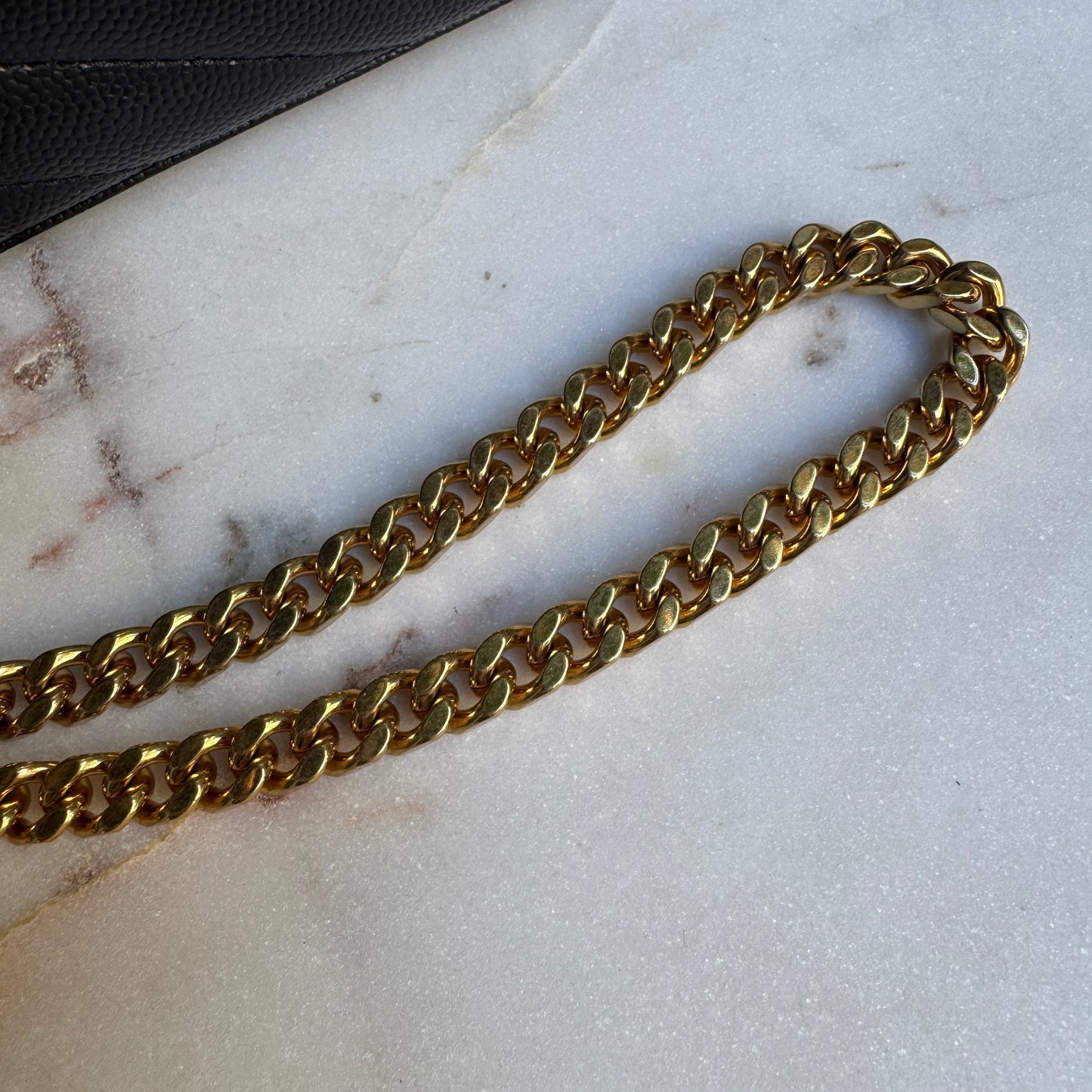 Saint Laurent Cassandre Matelassé Envelope Chain Wallet Crossbody