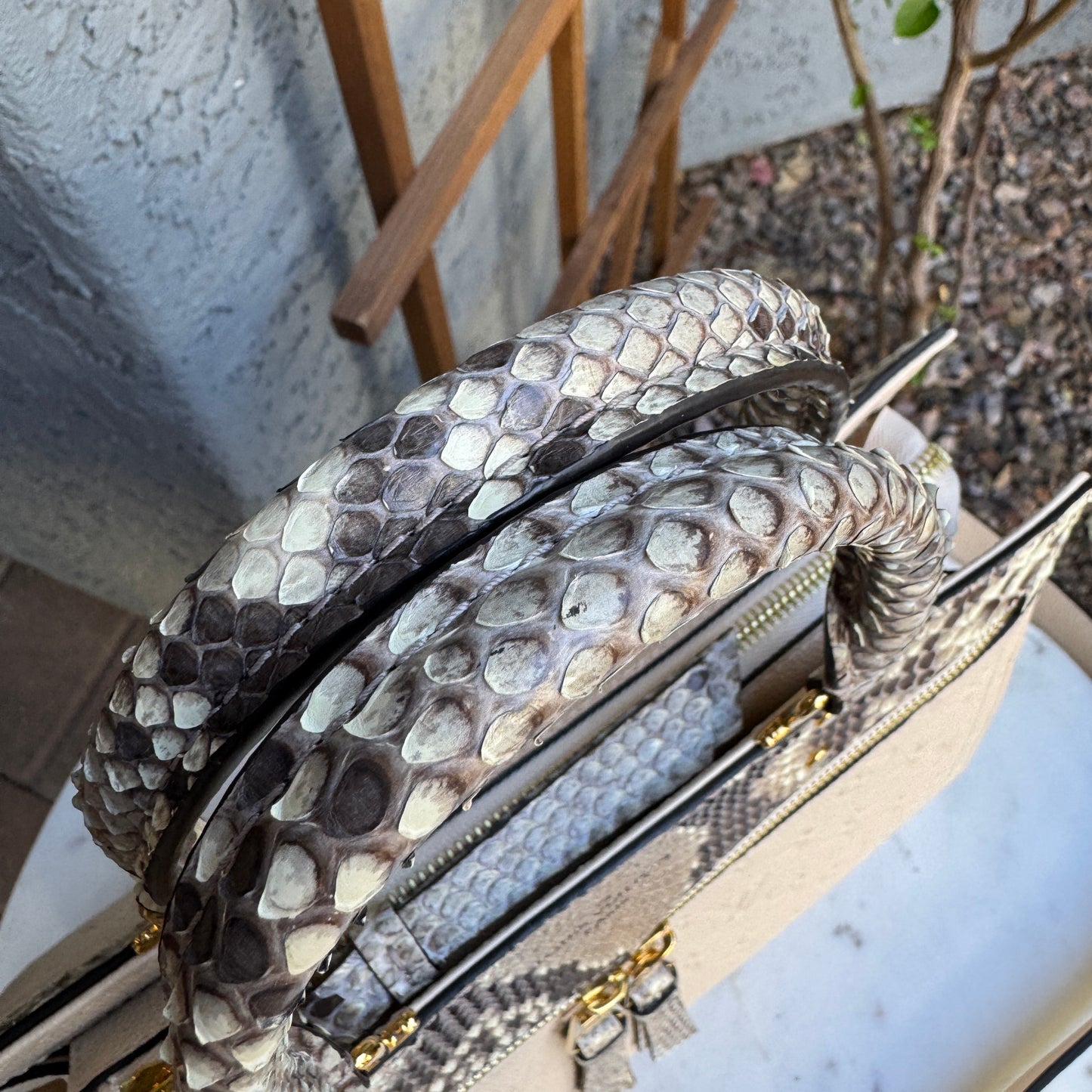 Louis Vuitton Monogram Empreinte Python Sully PM