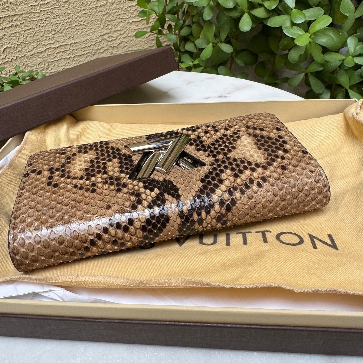 Louis Vuitton Python Twist Wallet