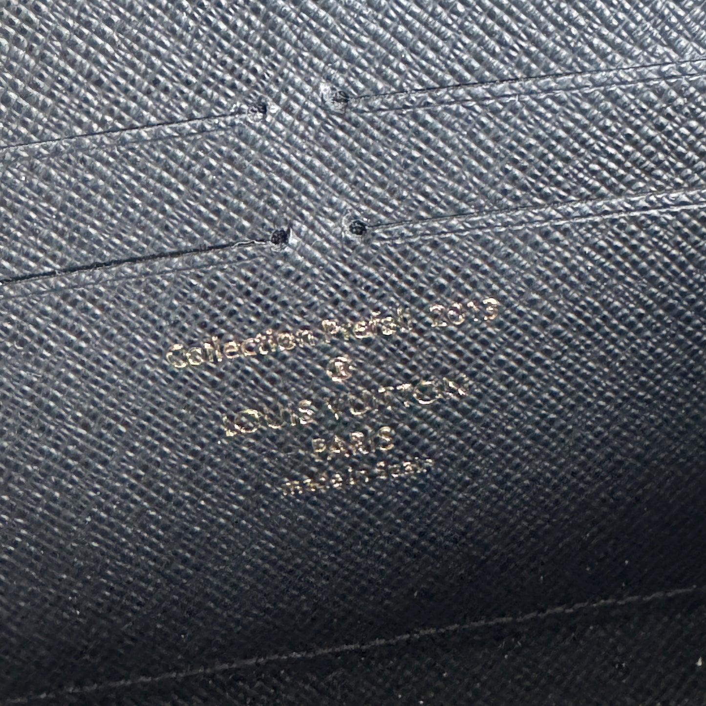 Louis Vuitton Damier Ebene Paillettes Zippy Wallet