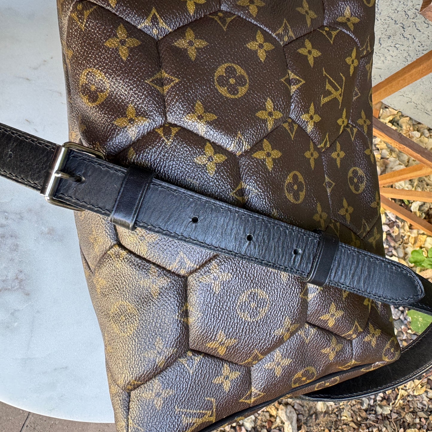 Louis Vuitton Macassar Hexagon Neo Trocadero Crossbody