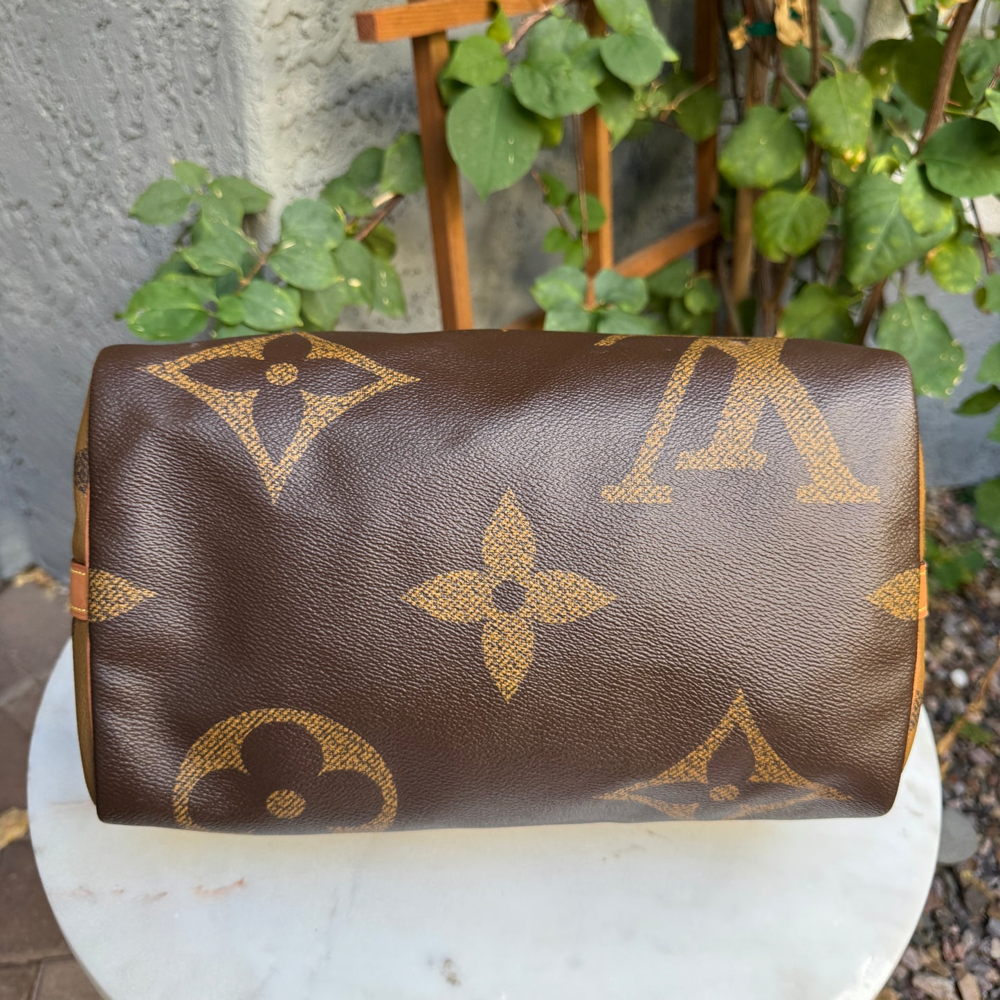 Louis Vuitton Reverse Giant Monogram Speedy Bandouliere 30