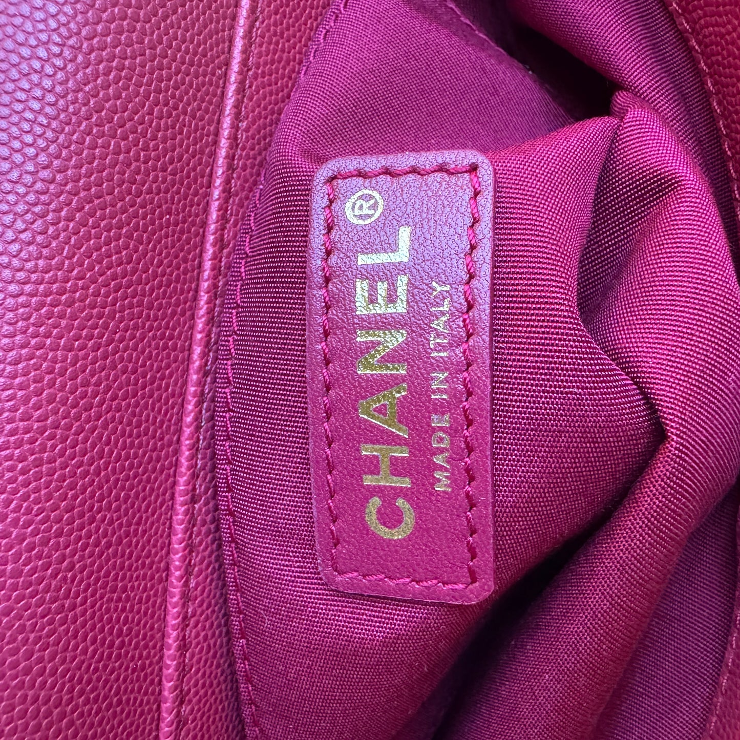 Chanel Lady Coco Caviar & Suede Leather WOC Crossbody