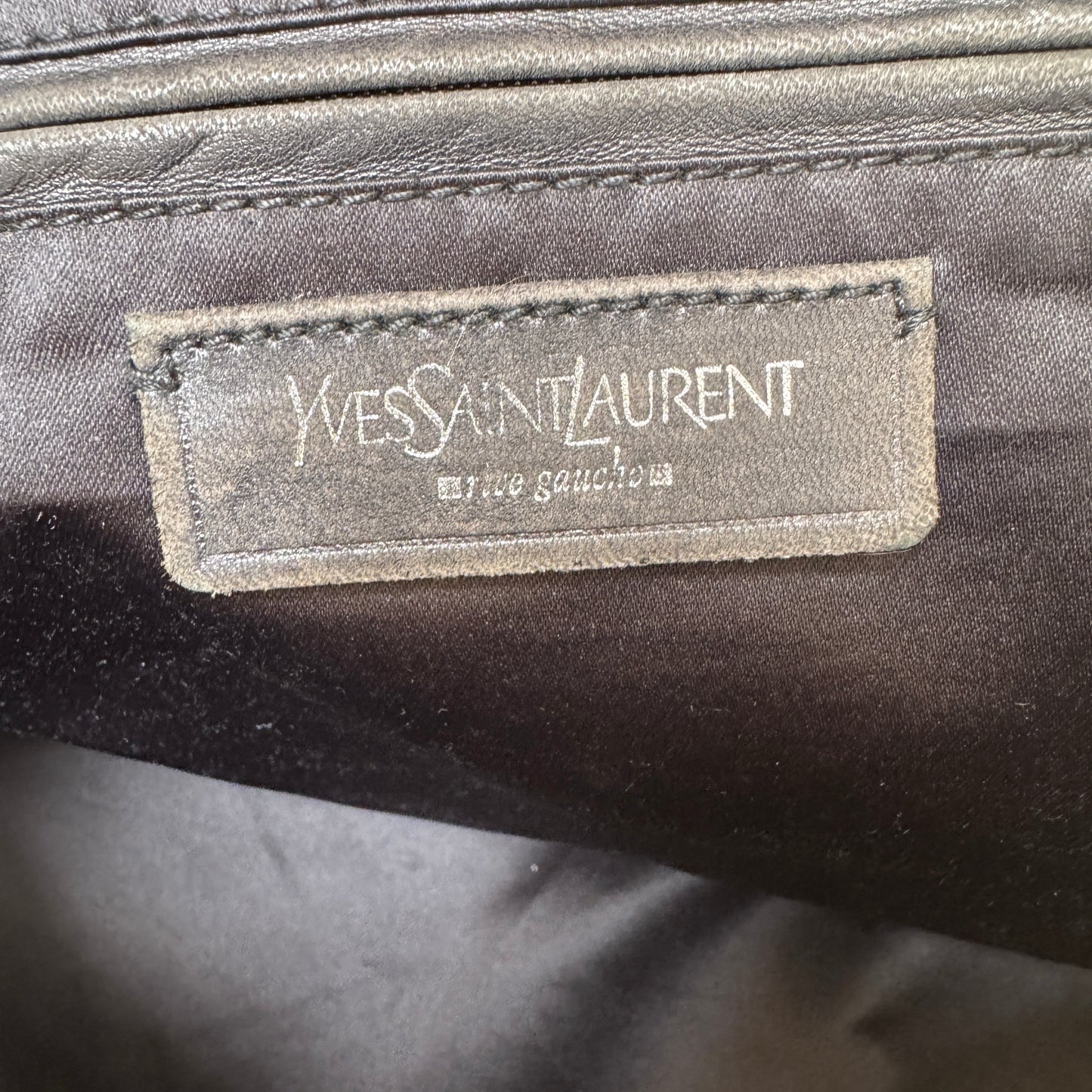 Yves Saint Laurent Studded Vintage Rive Gauche Satchel