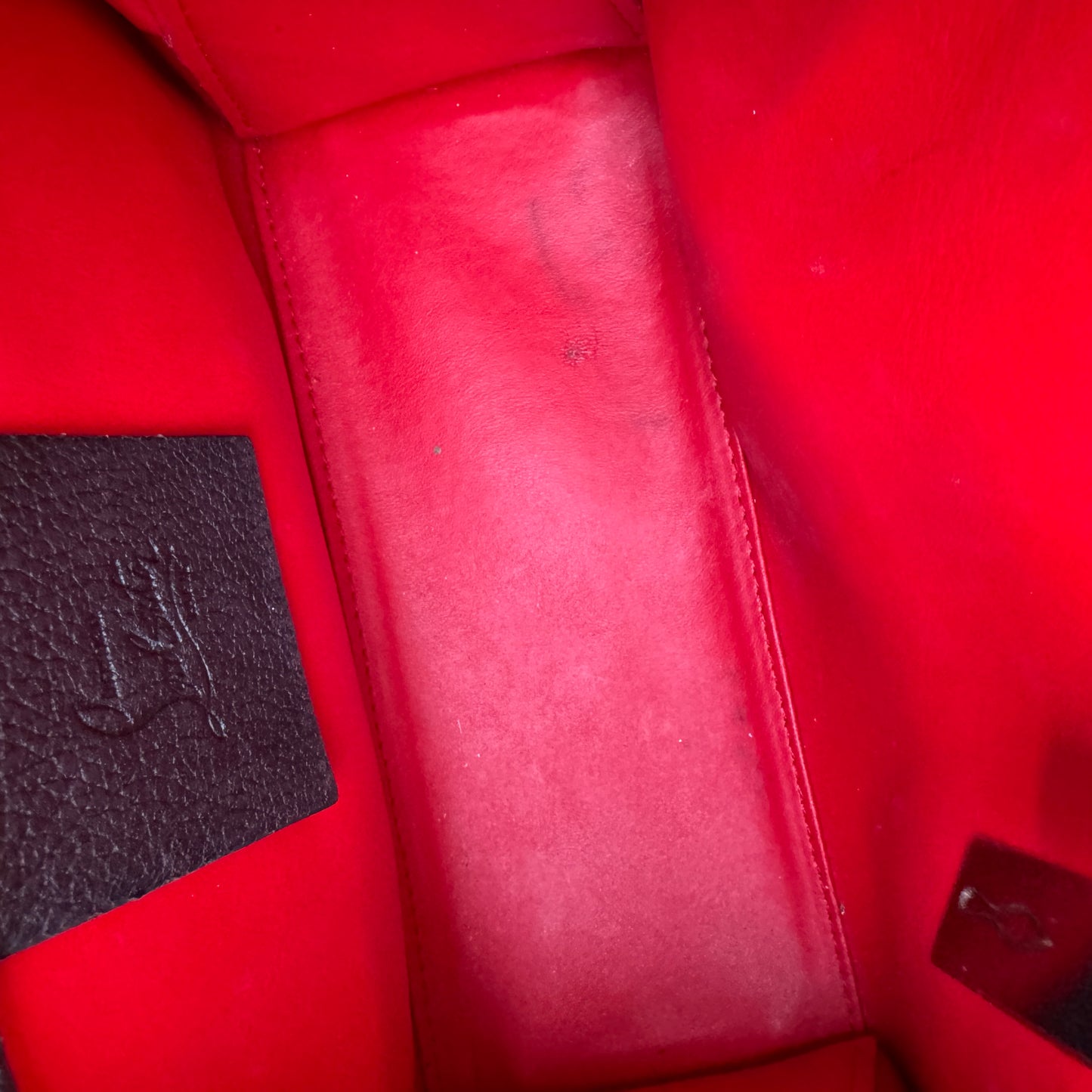 Christian Louboutin Jacquard Calfskin Camoloubi Mini Paloma Crossbody