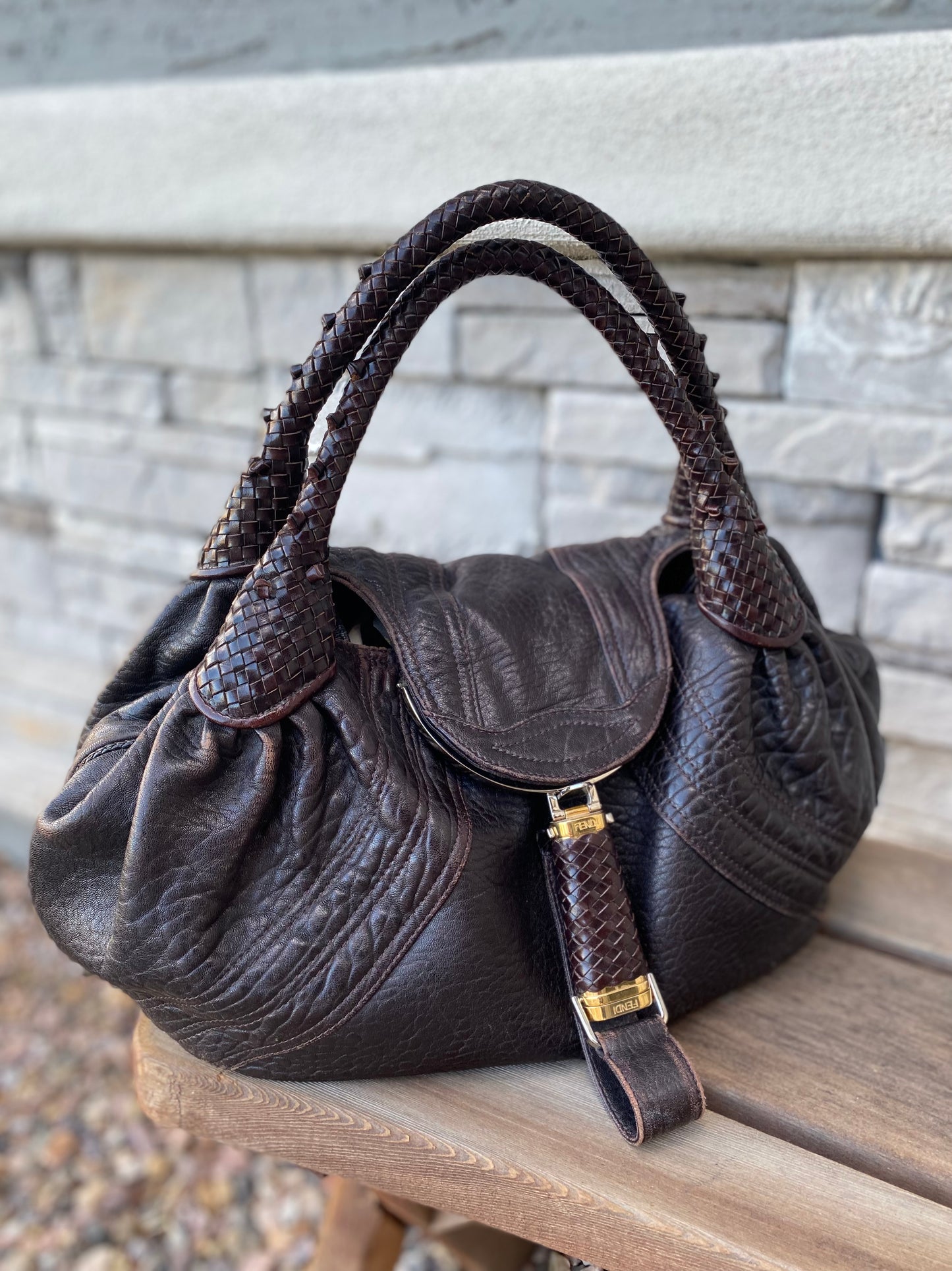 Fendi Leather Spy Bag