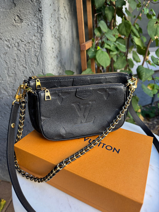 Louis Vuitton Multi Pochette Empreinte Crossbody