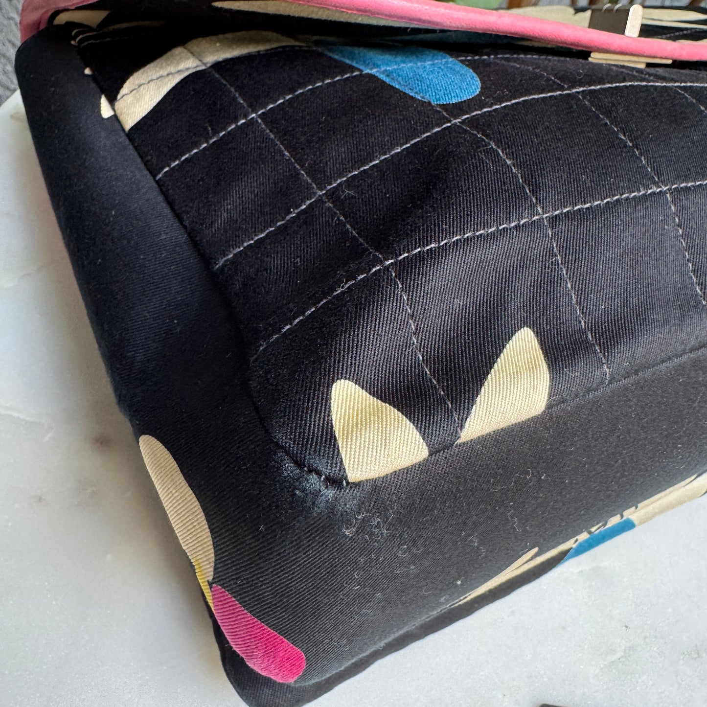 Chanel Vintage Reissue Single Flap Quilted Chocolate Bar Shoulder Bag