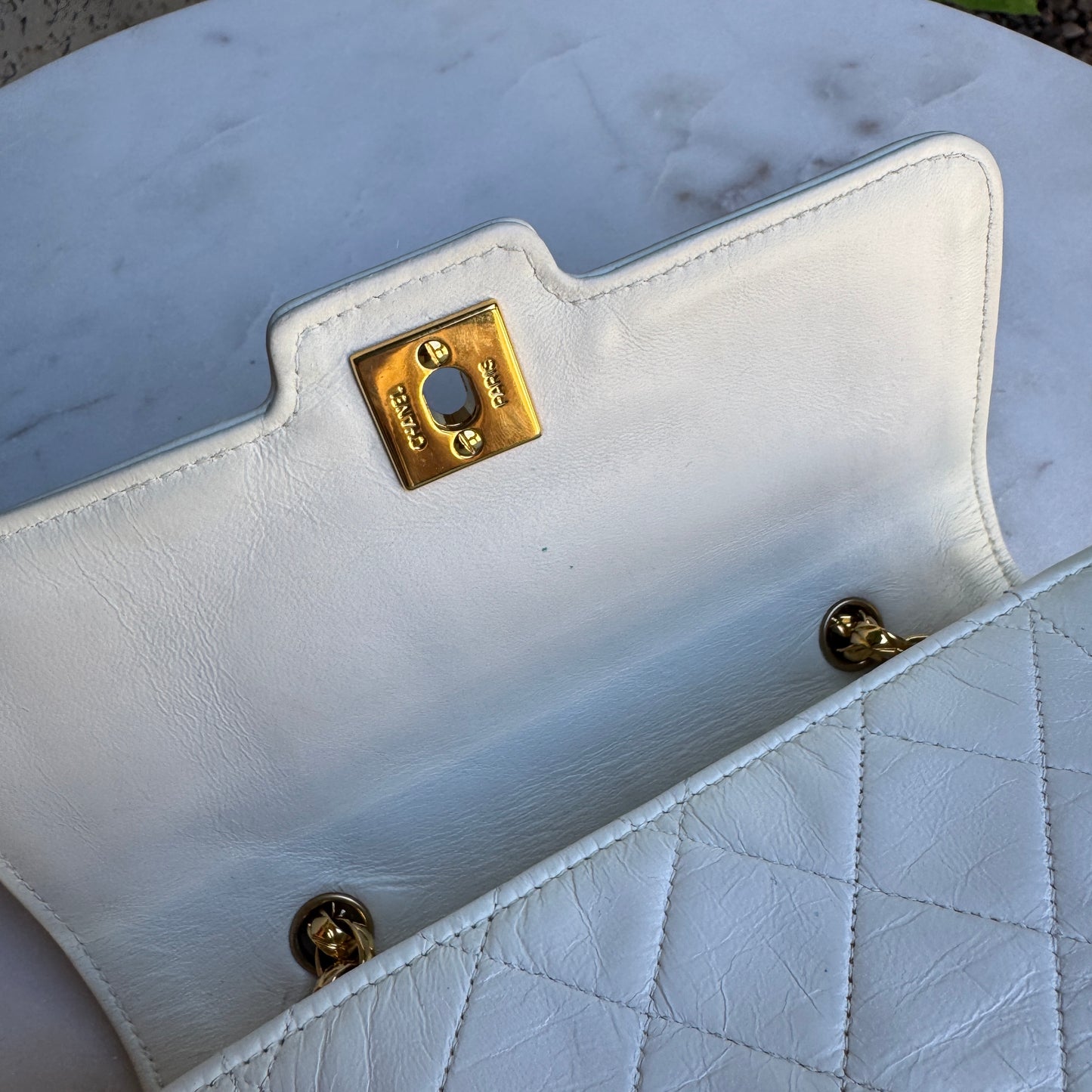 Chanel Diana Vintage Quilted Lambskin Small Single Flap Shoulder Bag
