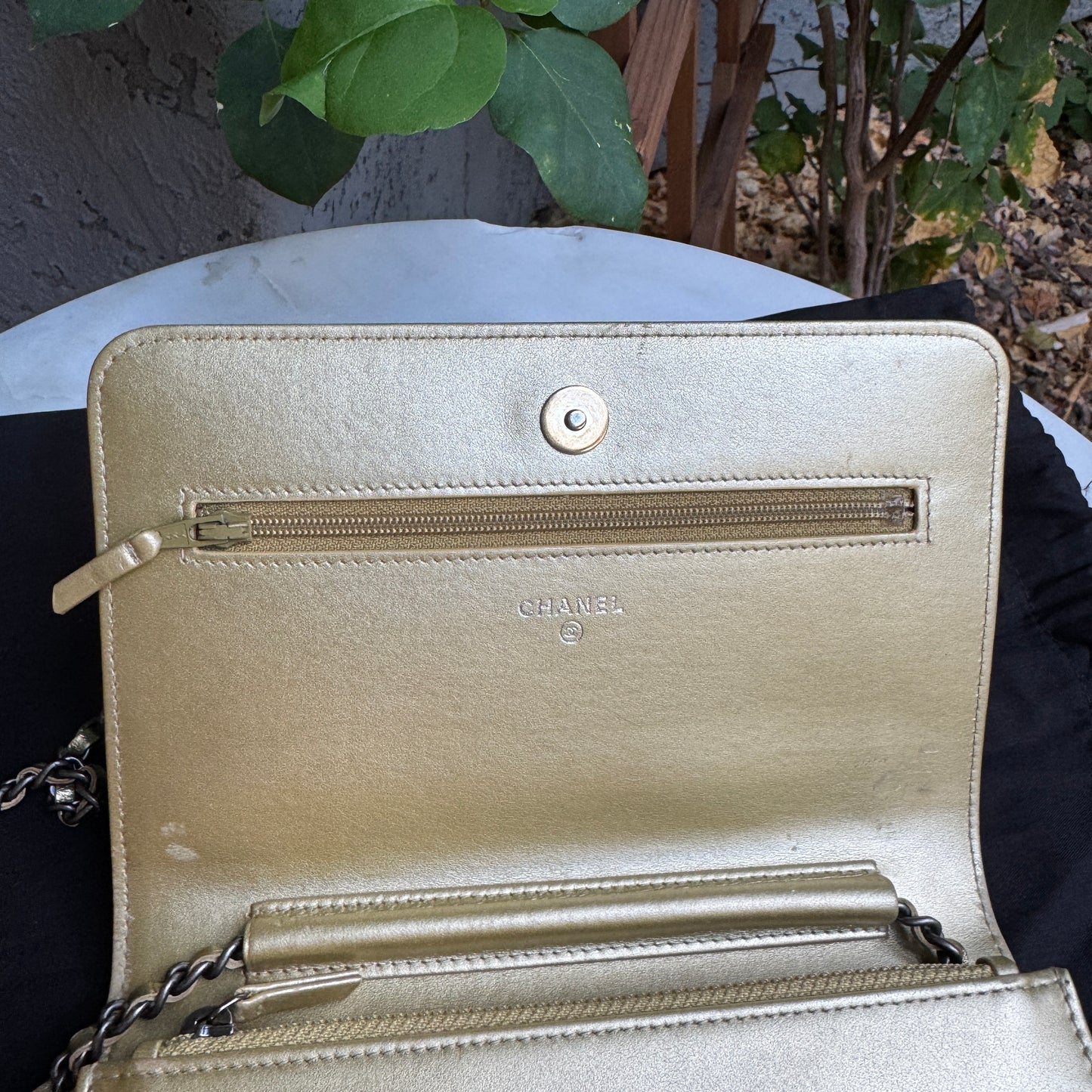 Chanel Gabrielle WOC Quilted Aged Calfskin Crossbody