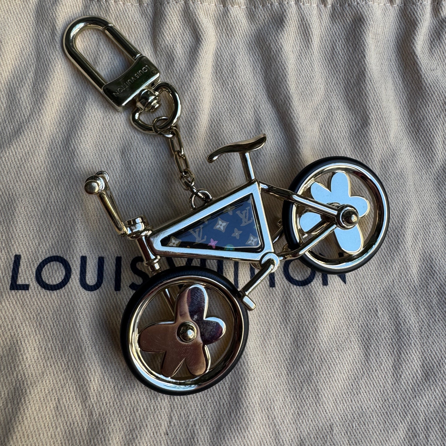 Louis Vuitton x Tyler the Creator Monogram Bike Bag Charm